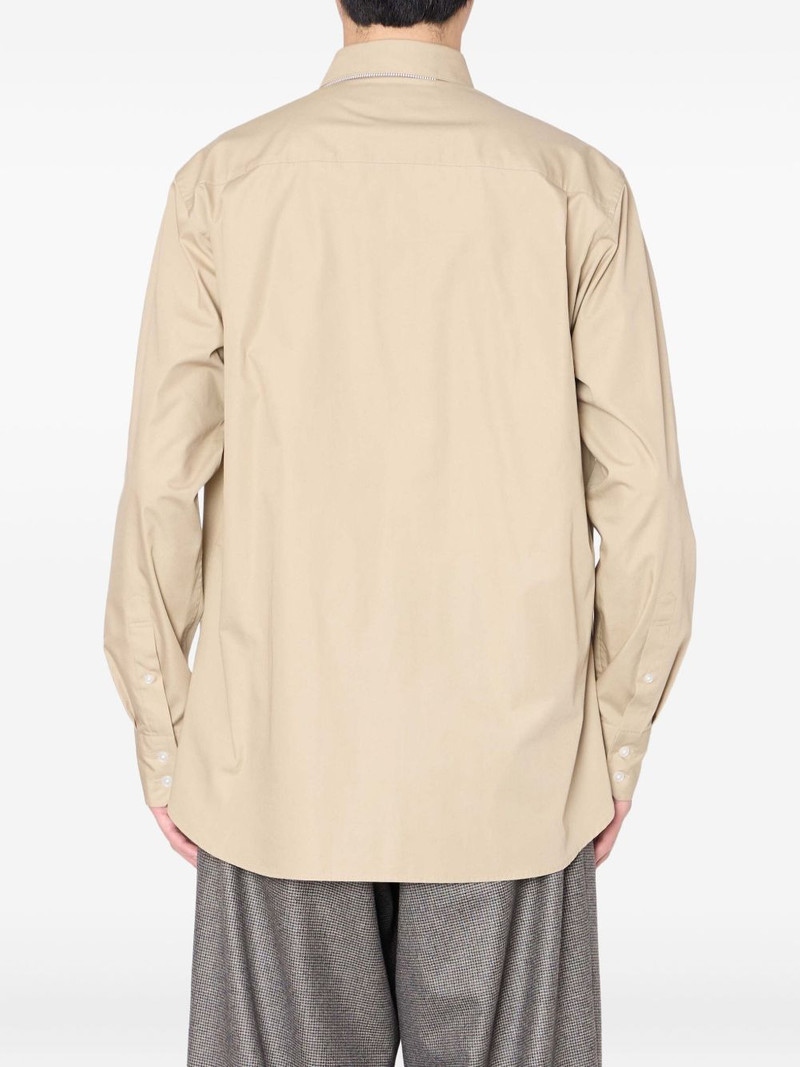 Kolor contrast-collar long-sleeve shirt outlook