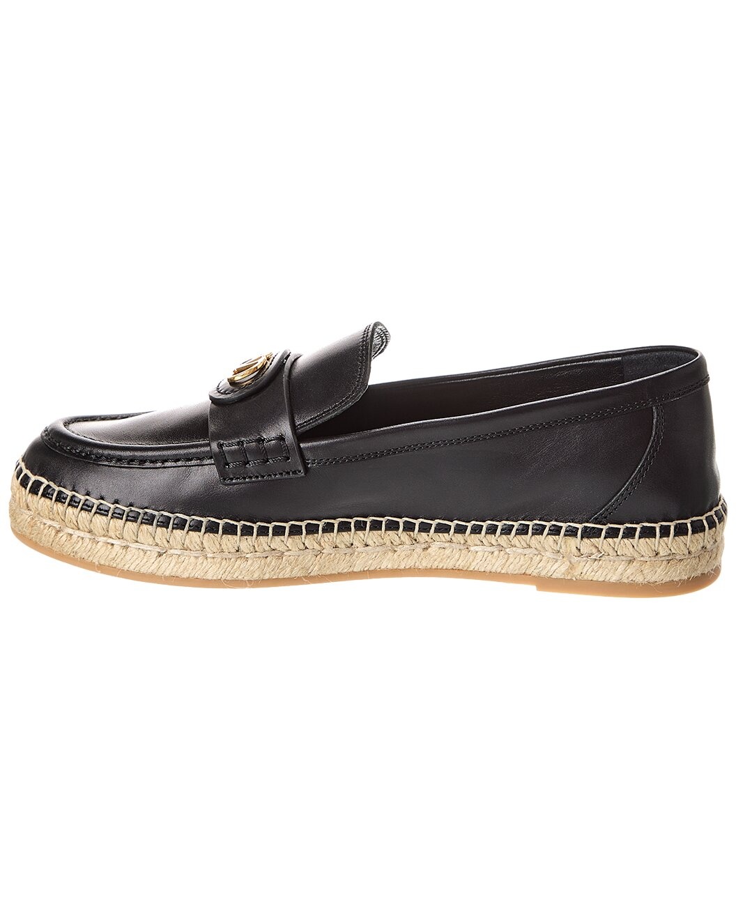 Valentino VLogo Signature Leather Espadrille - 2