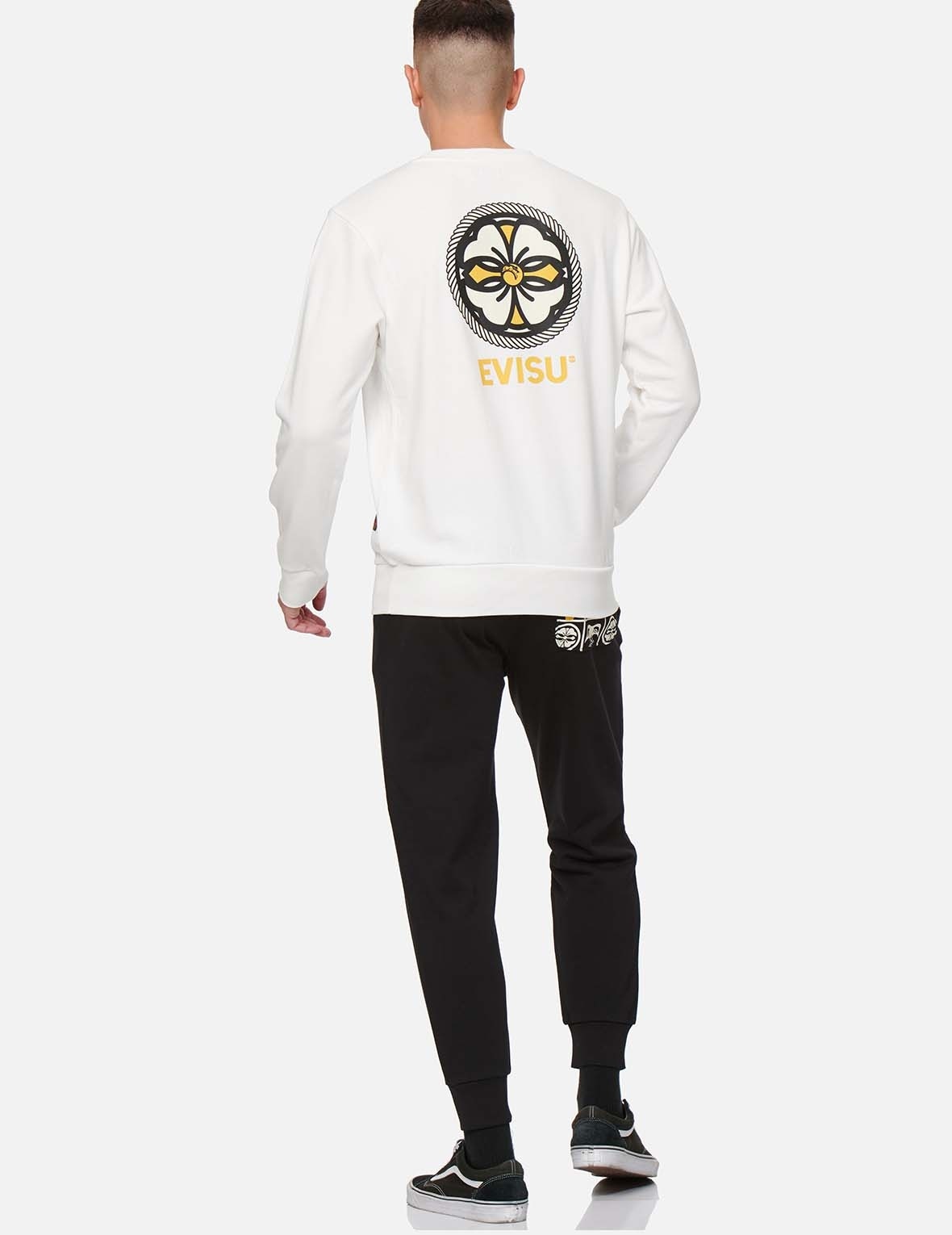 GODHEAD AND KAMON PRINT POCKET SWEATPANTS - 5