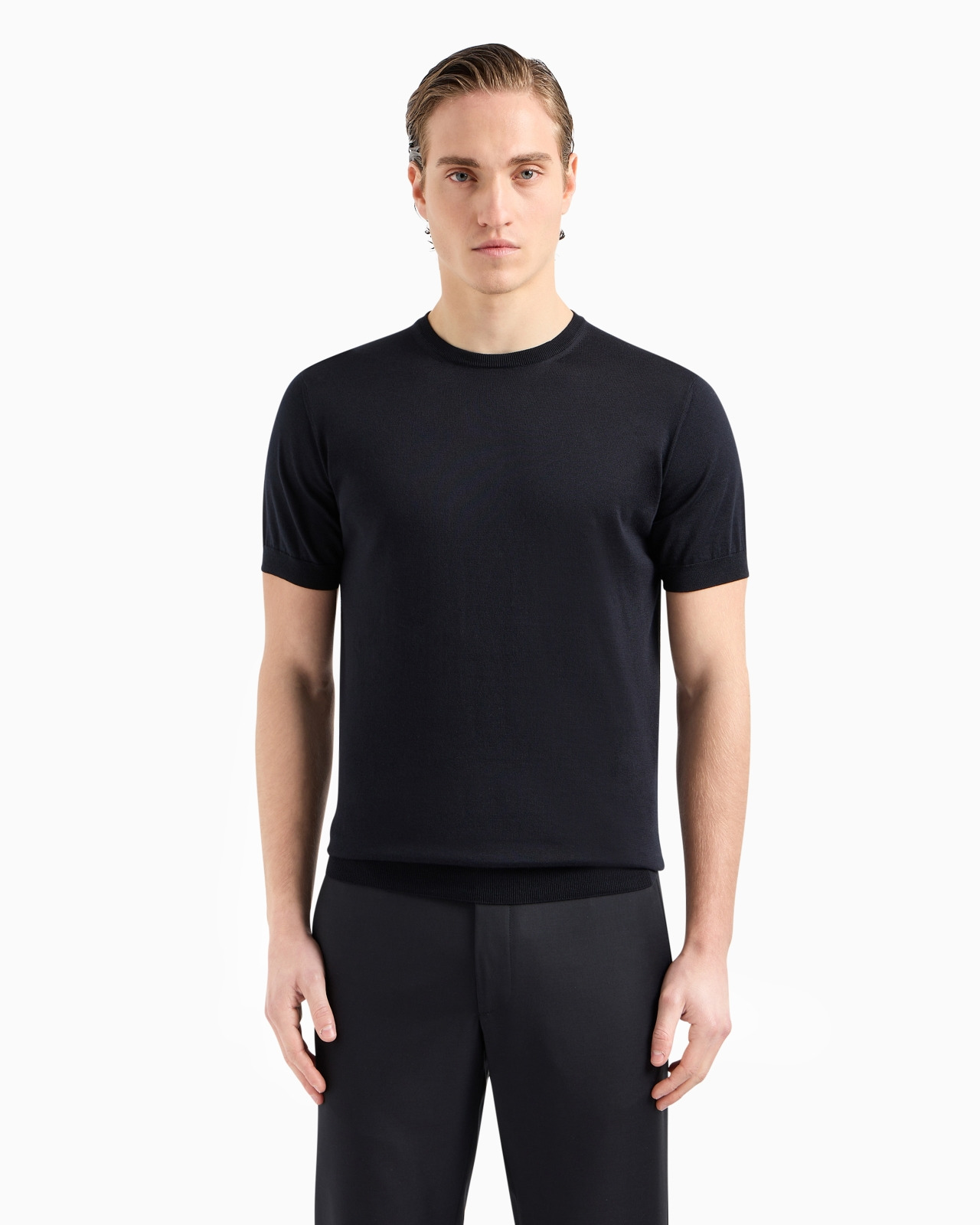 Silk and cotton crew-neck jumper - 4