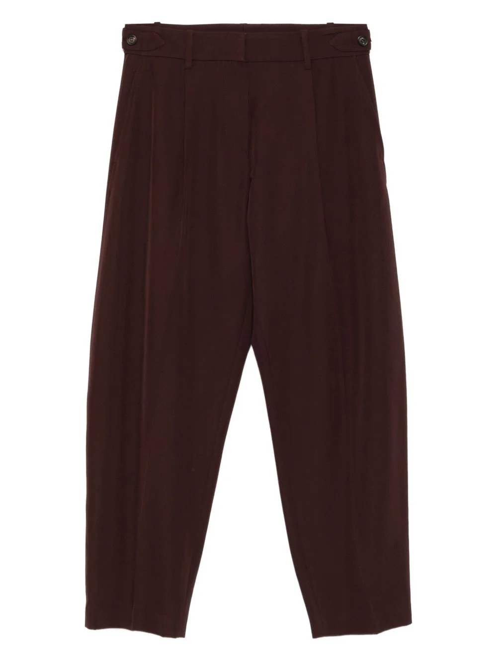 pleated-details trousers - 1