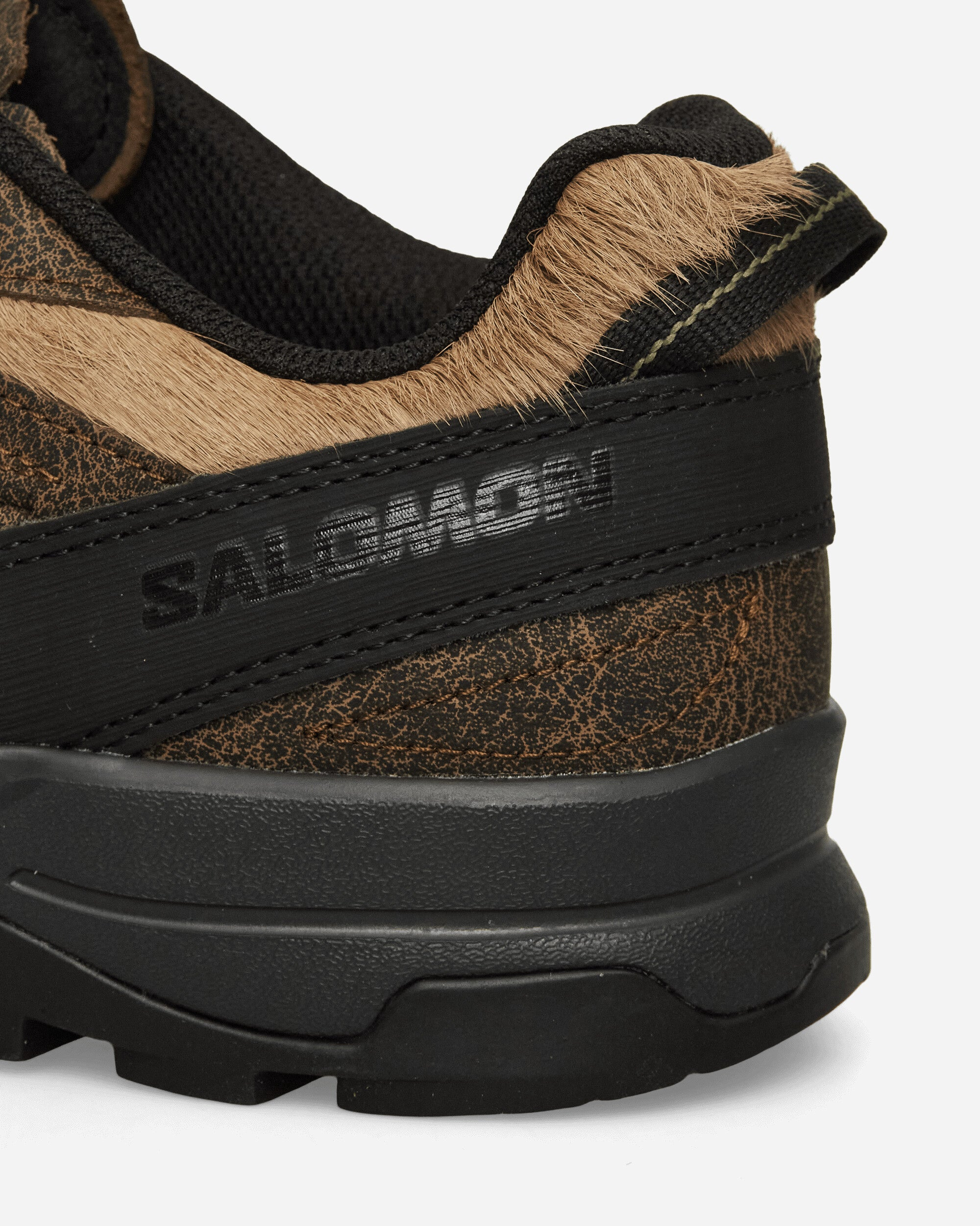 X-ALP Low Distressed Leather Sneakers Dark Earth / Black / Deep Lichen Green - 6