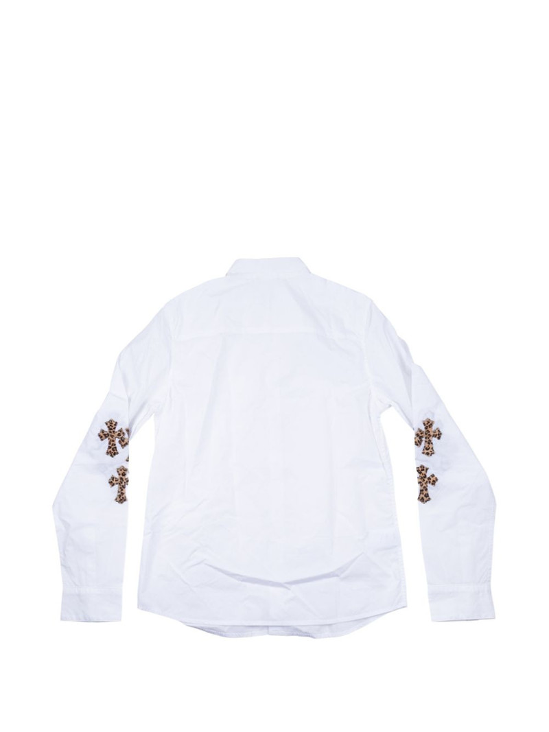 Chrome Hearts cross-embroidered shirt outlook
