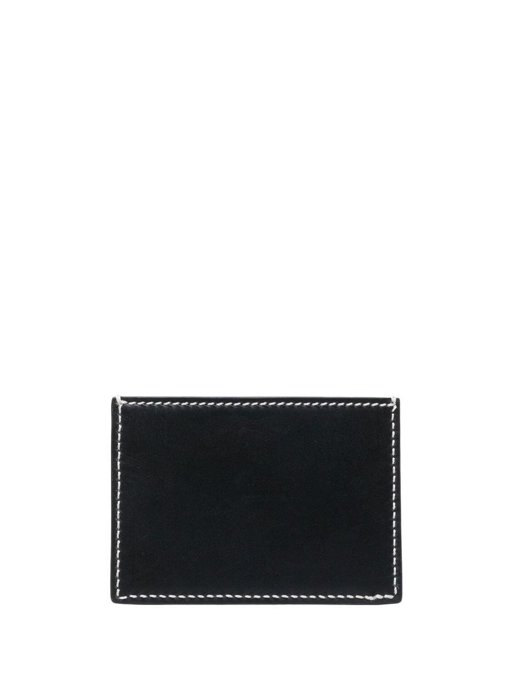 RWB-tab leather cardholder - 2