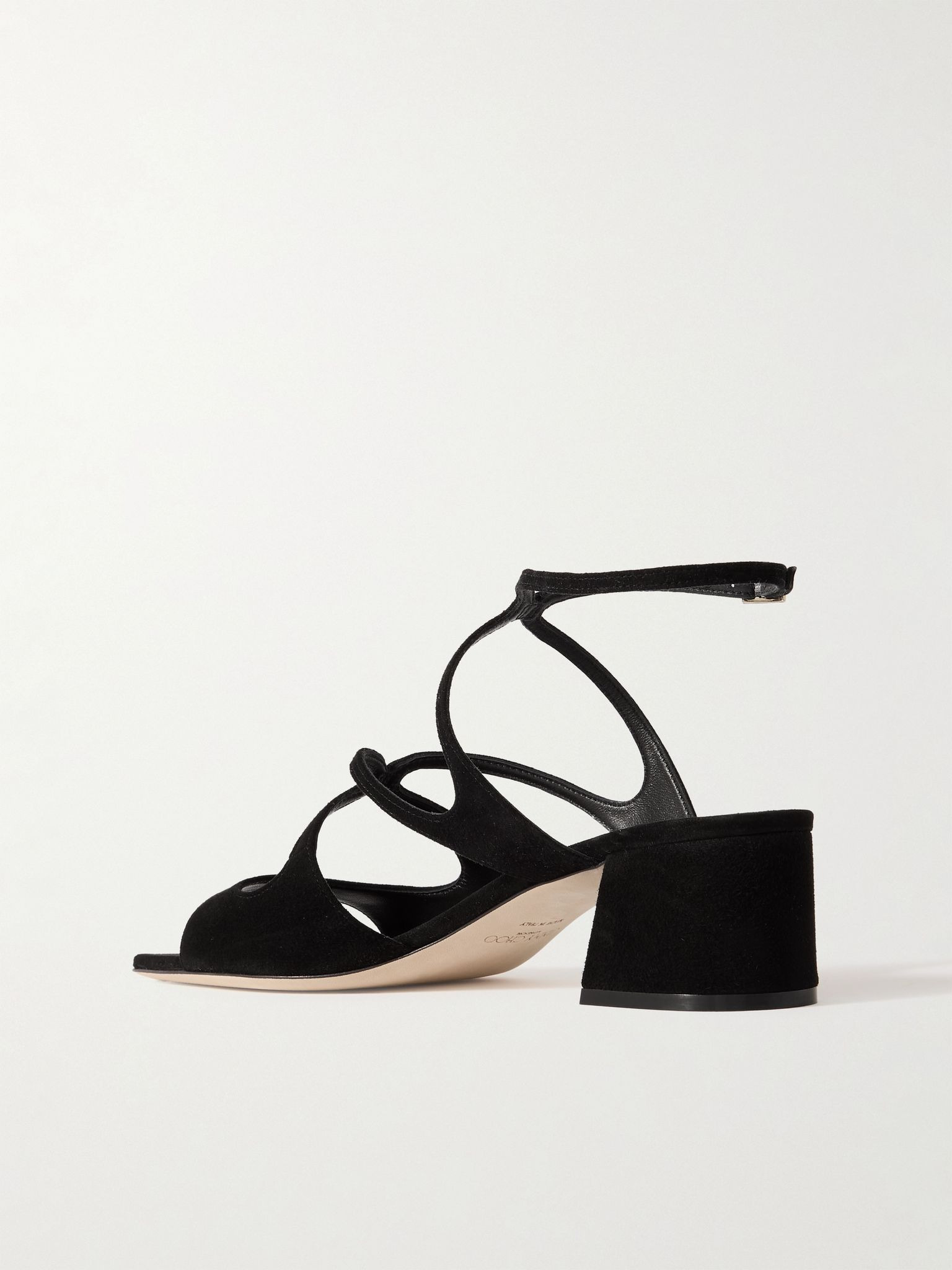 Azilia 45 suede sandals Black - 3