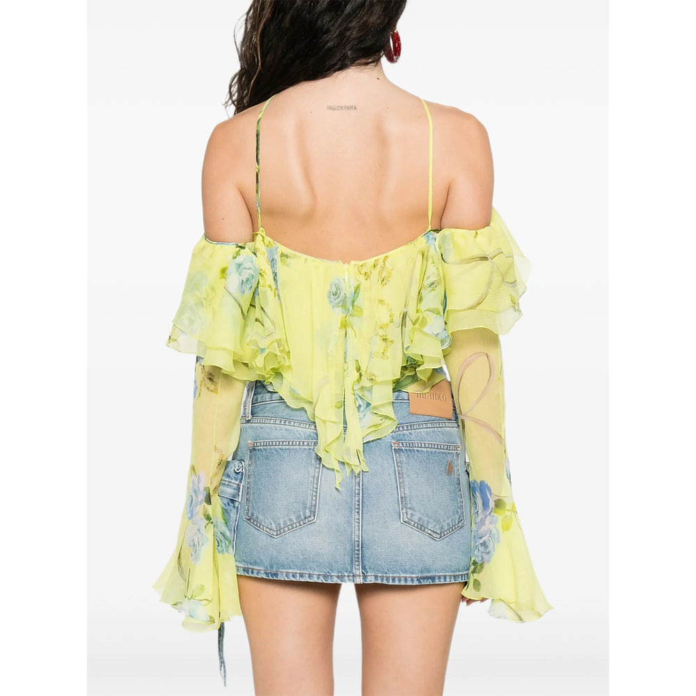 Blumarine Yellow Tops - Blouses Women - 4