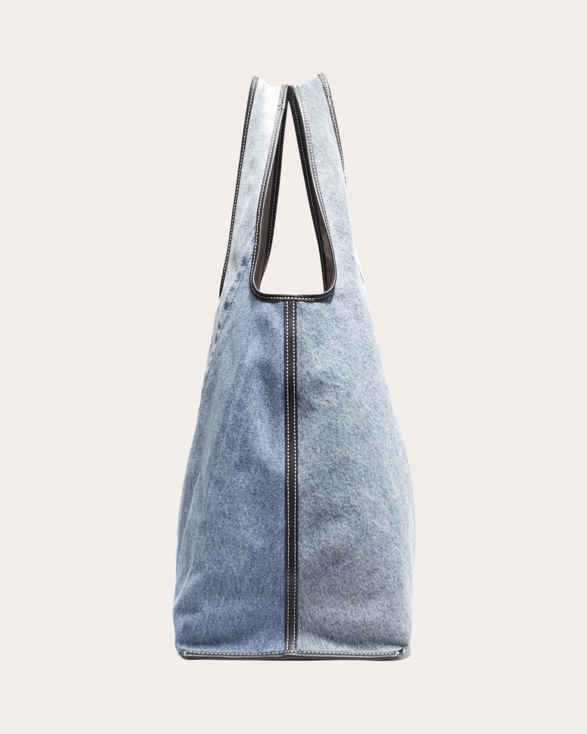 Market Patchwork Denim Shoulder Bag - 3