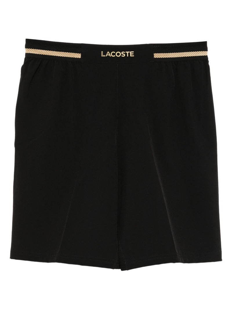 LACOSTE logo-appliqué shorts outlook