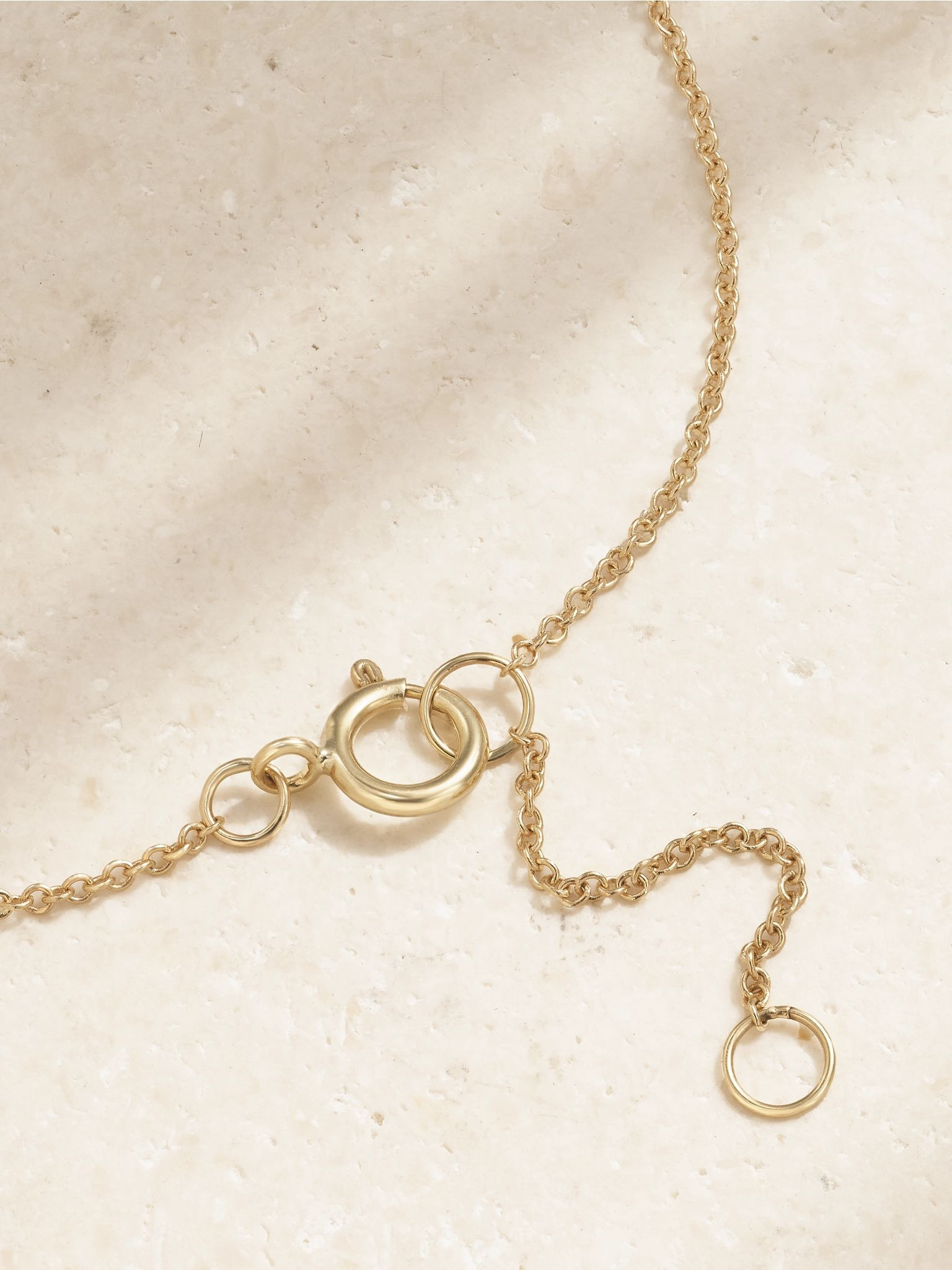 Tie The Knot 10-karat gold diamond bracelet Gold - 3
