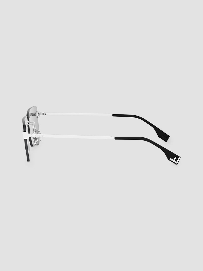 Men Sky 60MM Rimless Sunglasses - Grey 3