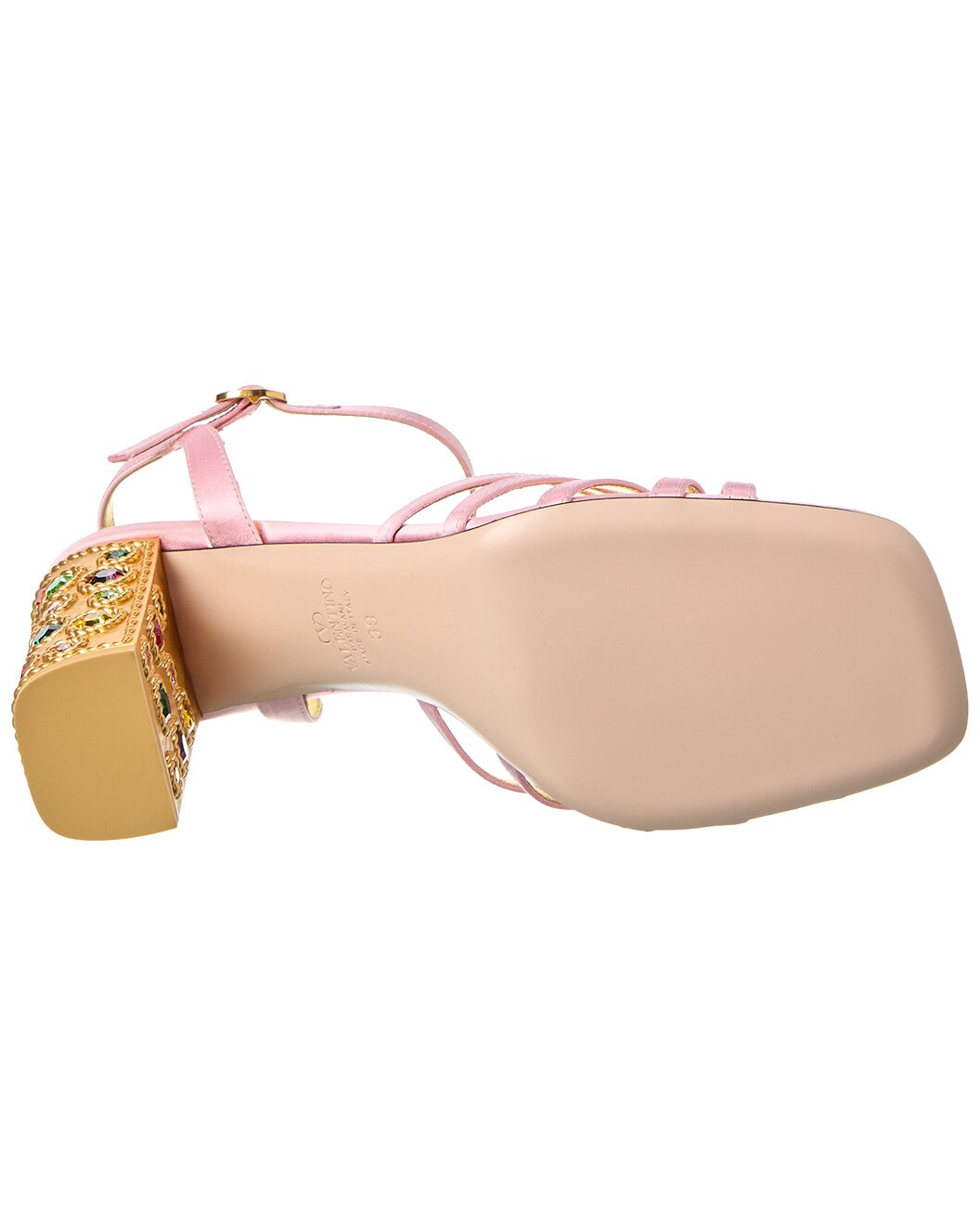 Valentino 90 Satin Sandal - 4