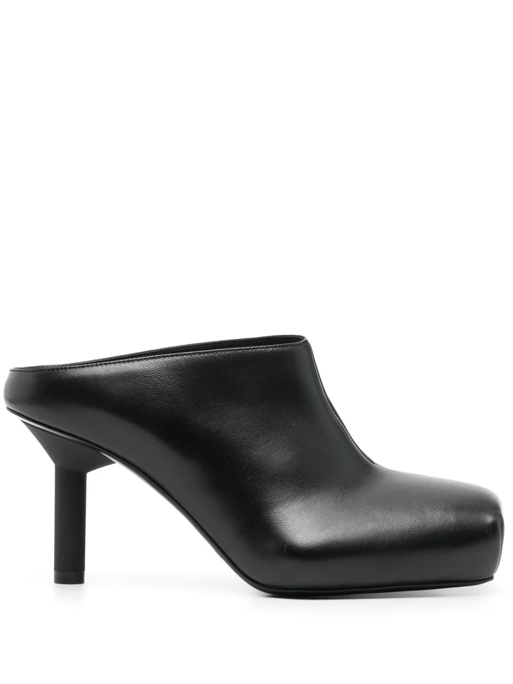 70mm leather mules - 1