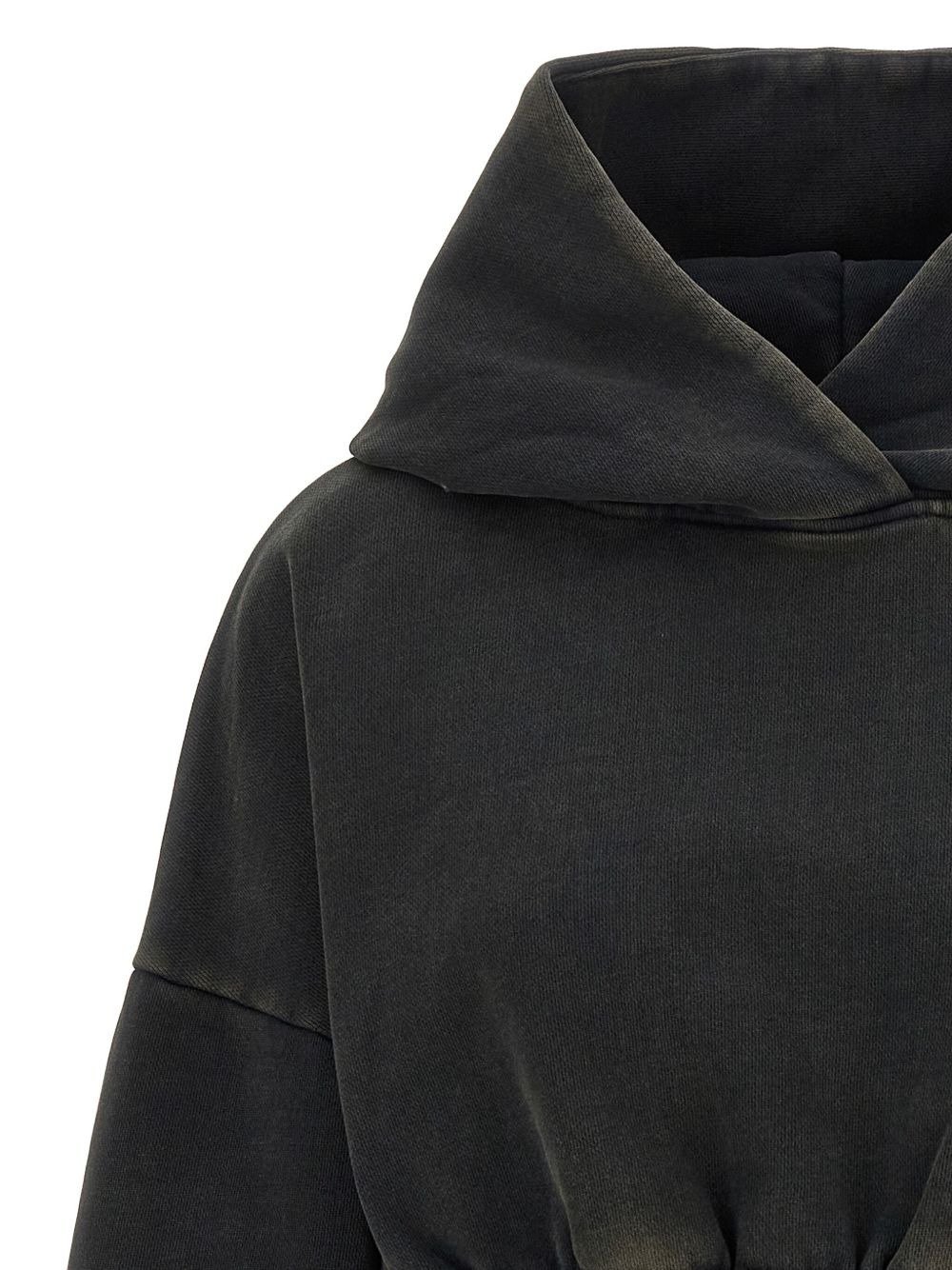 elastic-waistband hoodie - 3