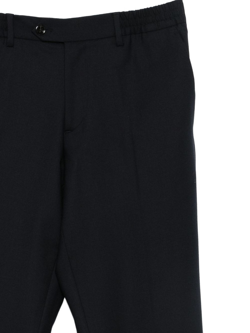 virgin wool blend straight-leg trousers 3