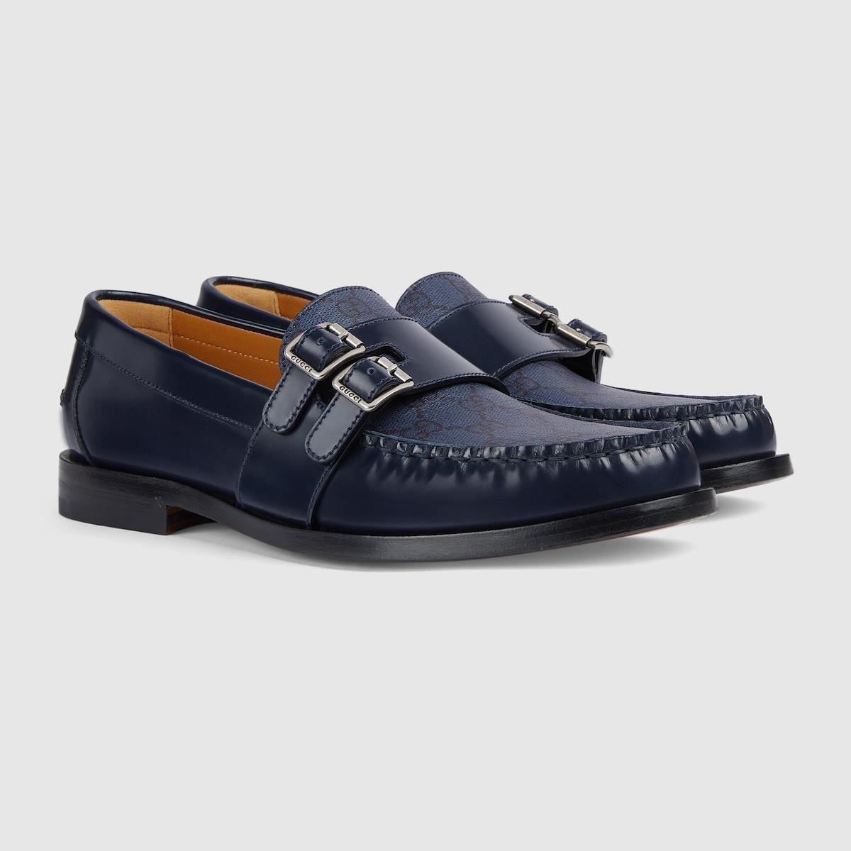 Men's buckle loafer with GG - 2
