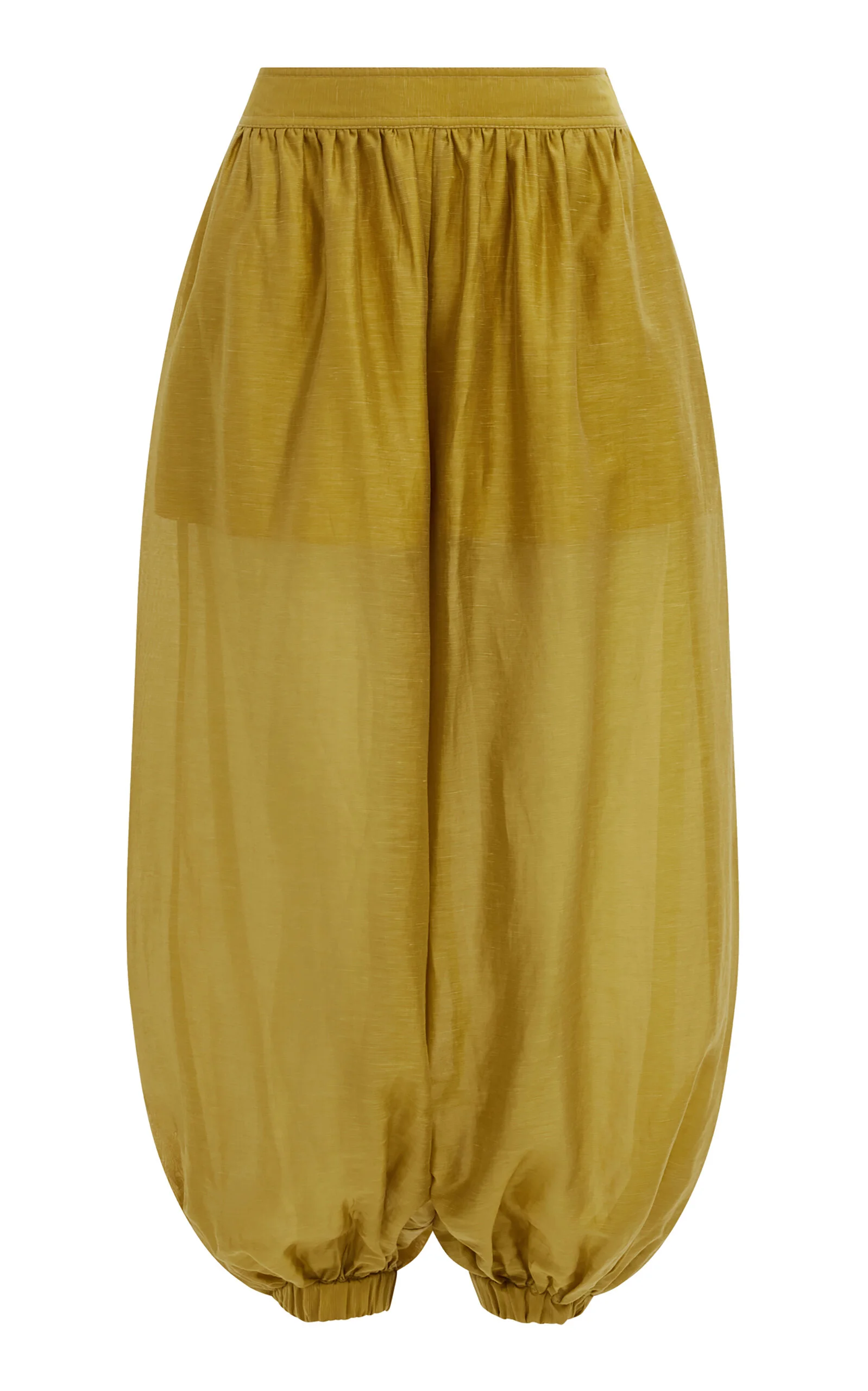 Verdi Wide-Leg Harem Pants olive - 1