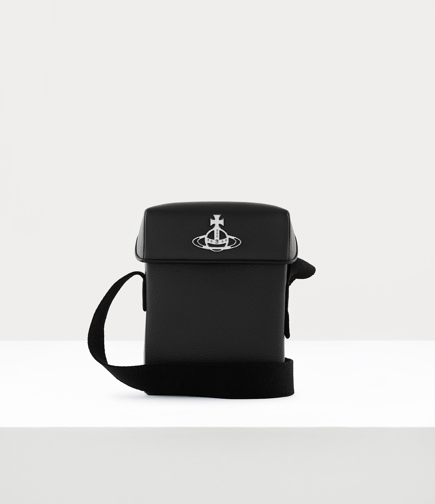 GRAIN LEATHER CROSSBODY BAG - 1