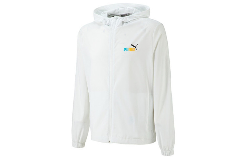 PUMA Full Sleeve Printed Hoodie 'White' 678013-02 - 1