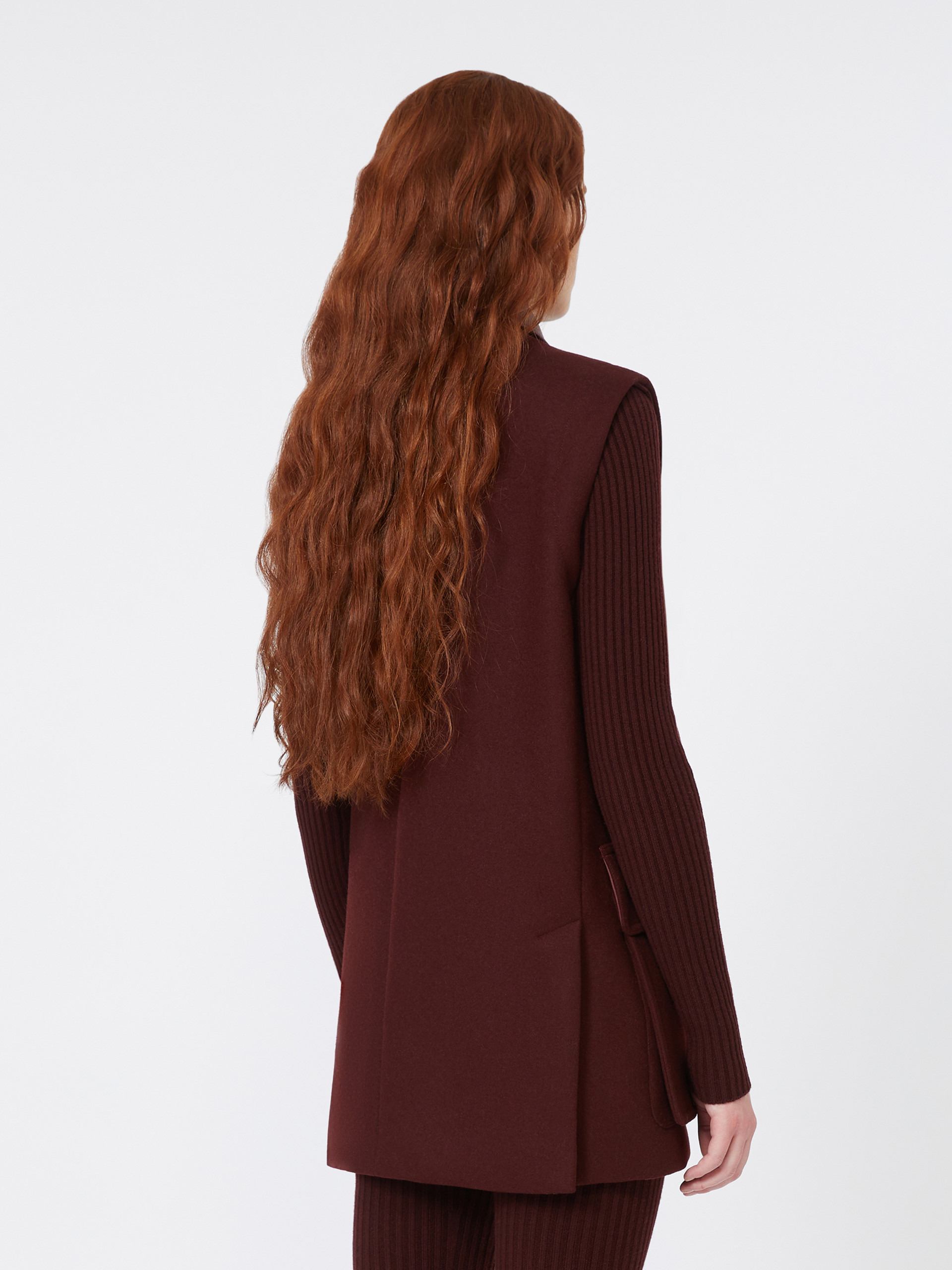 AEROSO1234 Wool, alpaca and cashmere long gilet - 4