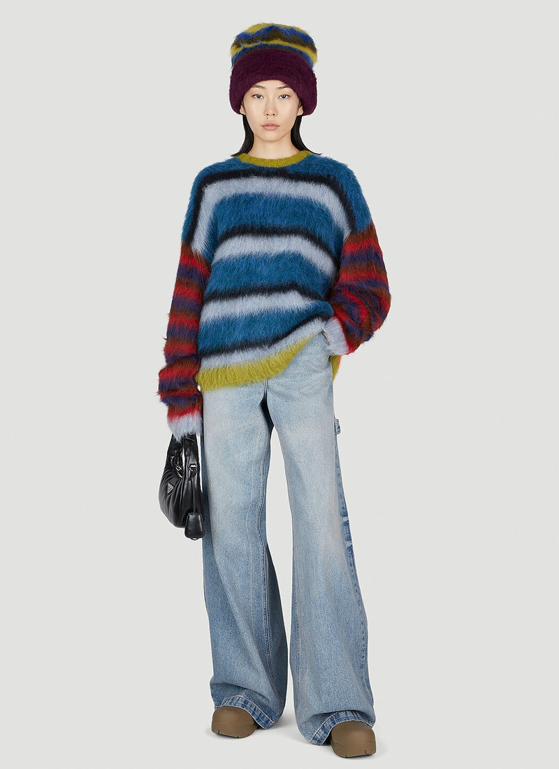 BRAIN DEAD Blurry Lines Sweater outlook