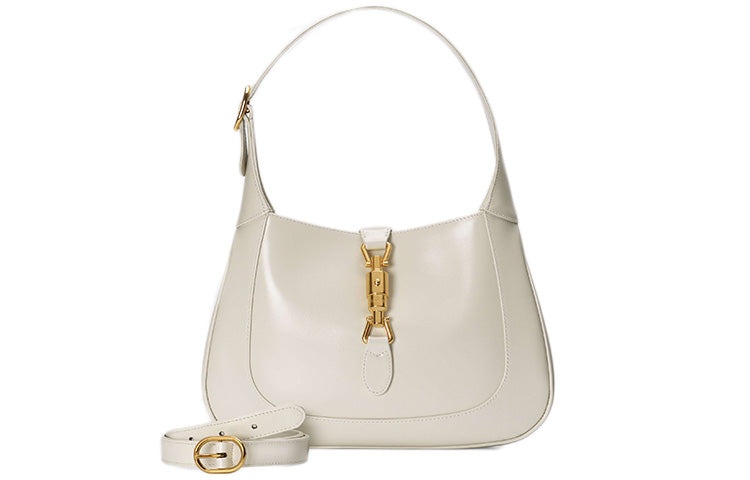 (WMNS) Gucci Jackie 1961 Series Single-Shoulder Bag Small-Size White 636709-10O0G-9022 - 9