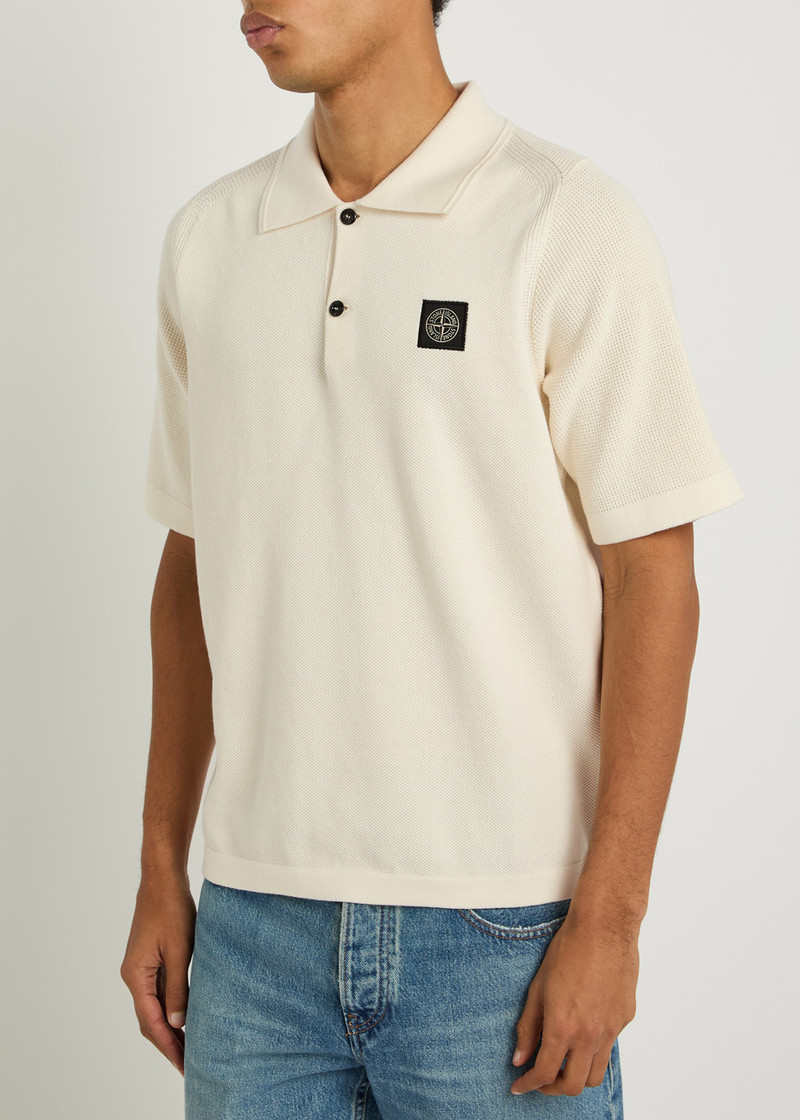 Stone Island Stone Island Piqué Cotton Polo Shirt outlook