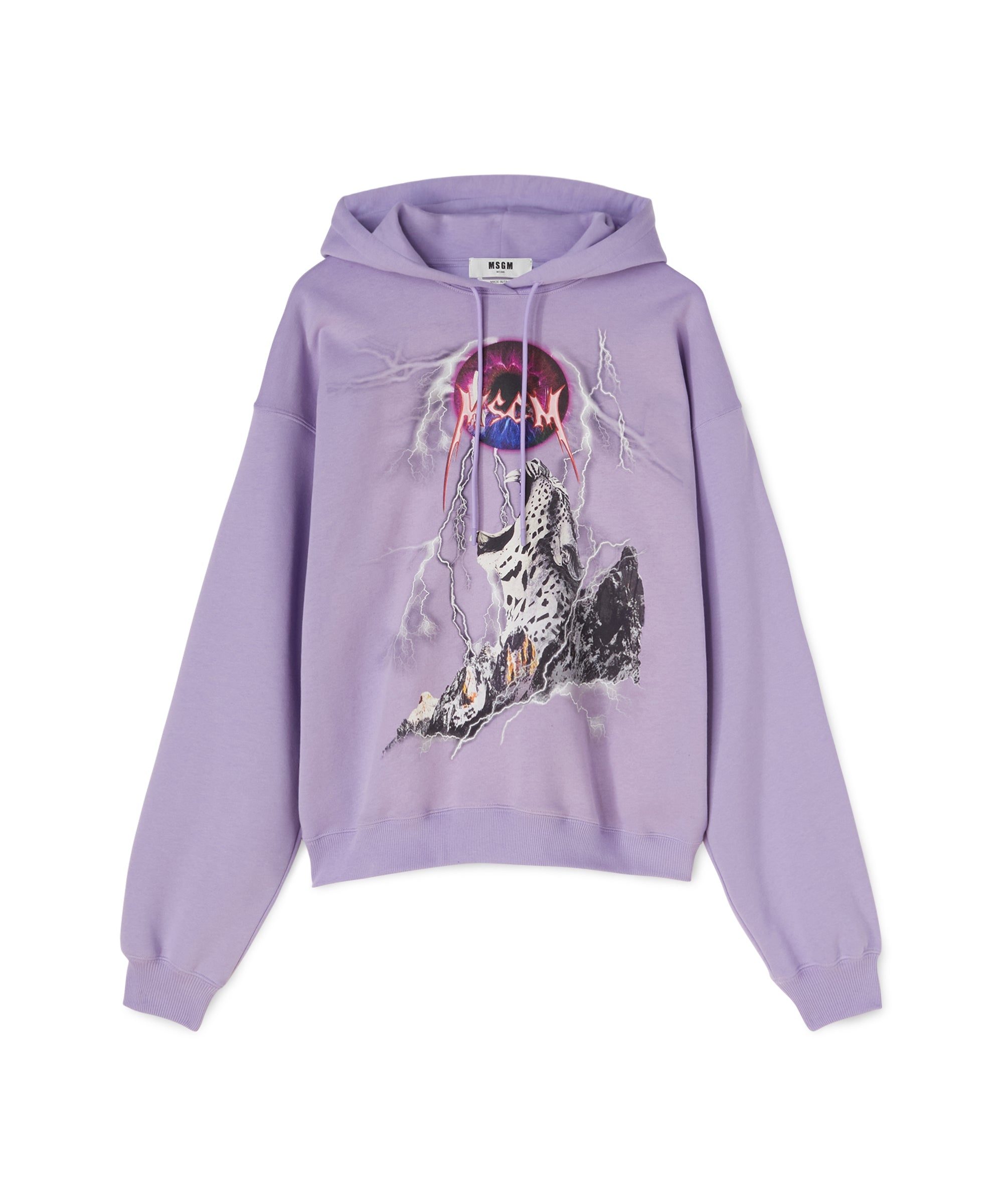 Sweatshirt with "Lightning Leopard" print - 1