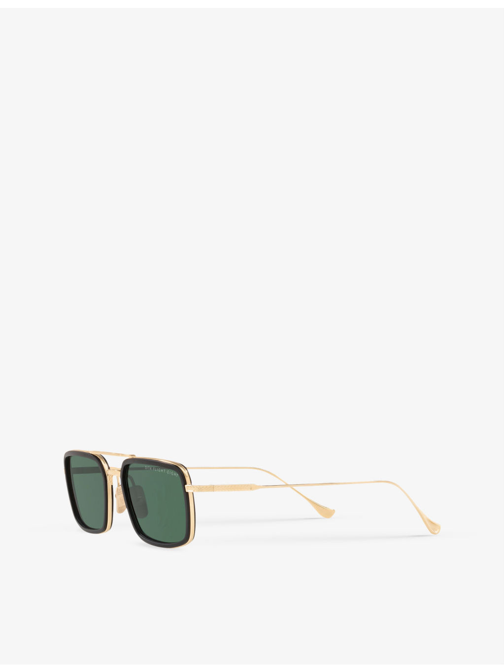 DTS-134-02 Flight.008 titanium and acetate rectangle-frame sunglasses - 3