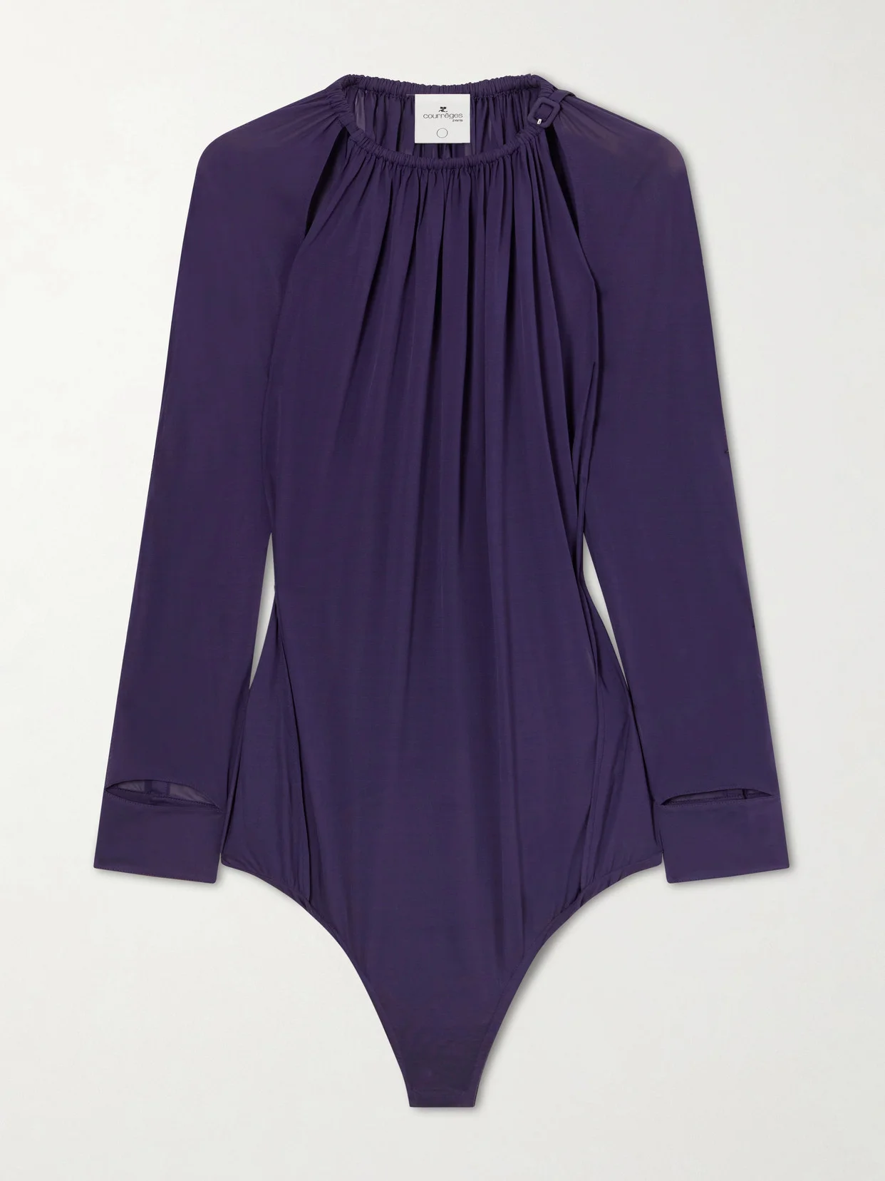 Cut-out Jersey Bodysuit - 1