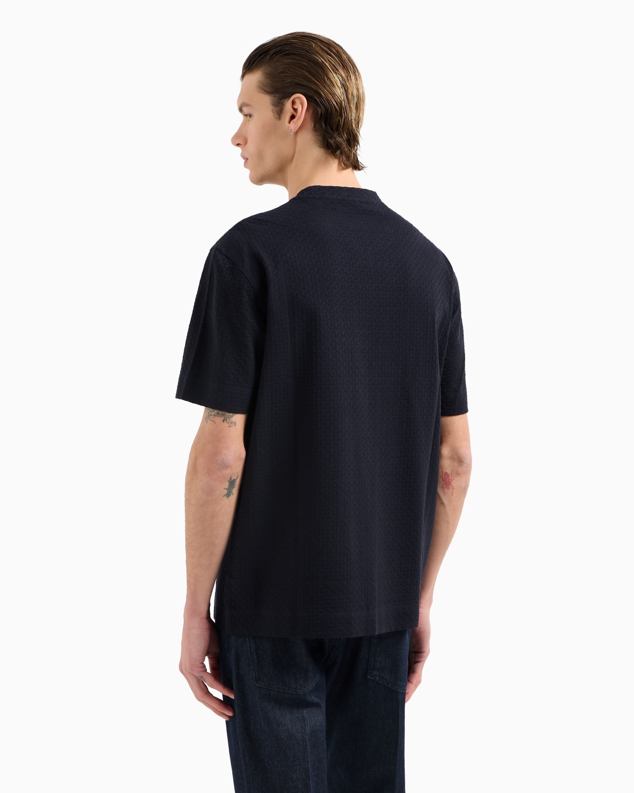 JACQUARD JERSEY T-SHIRT - 3