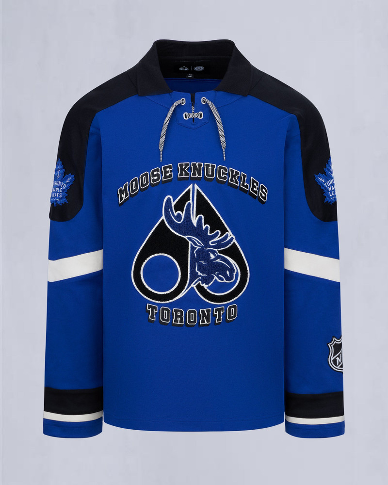 NHL X MOOSE KNUCKLES MAPLE LEAFS POLO 6