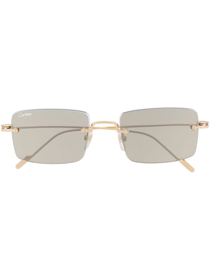 Signature C de Cartier Precious rectangular sunglasses - 1