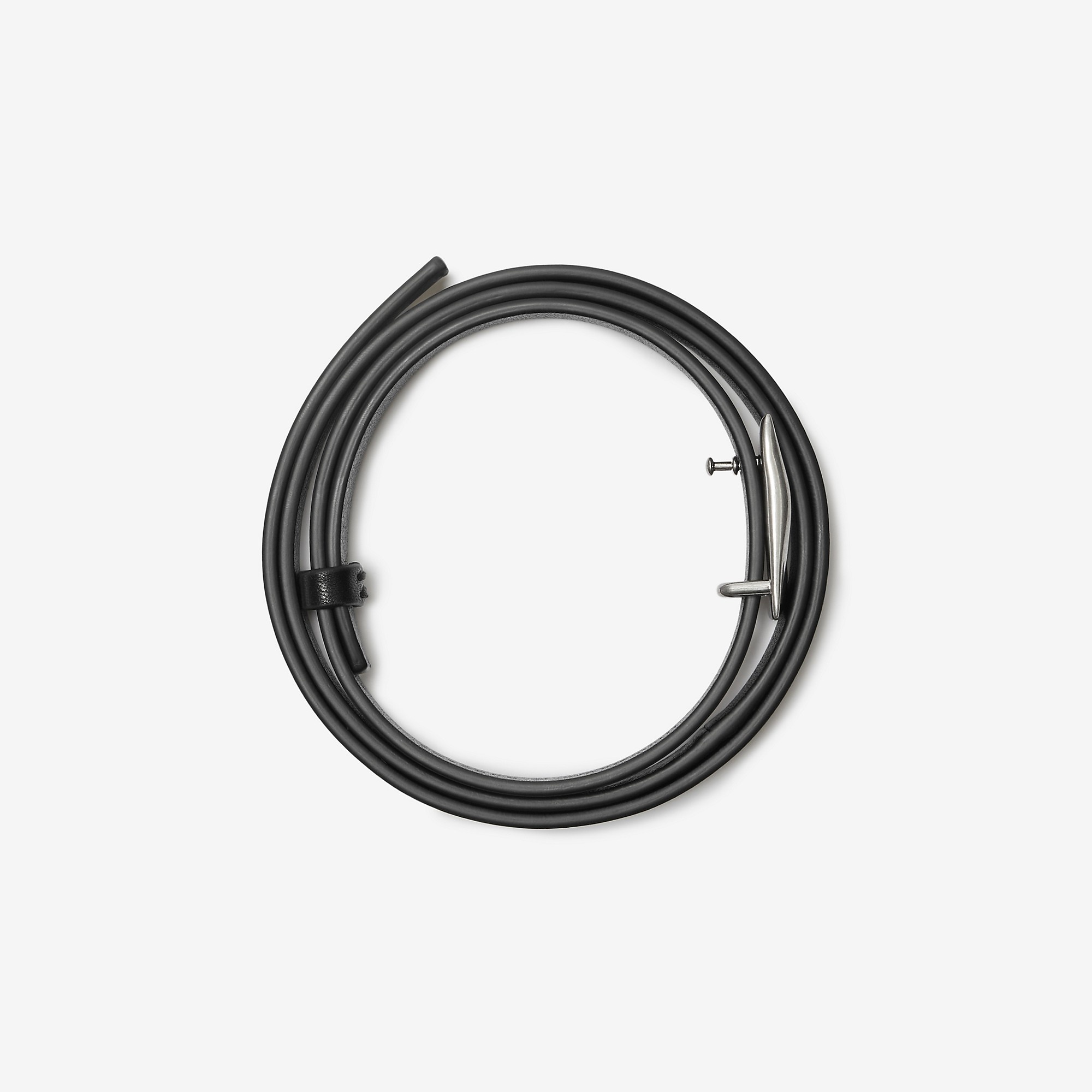 Thin Leather Shield Belt - 3
