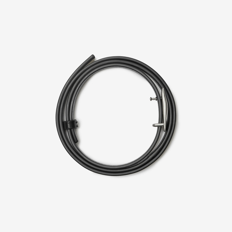Thin Leather Shield Belt 3