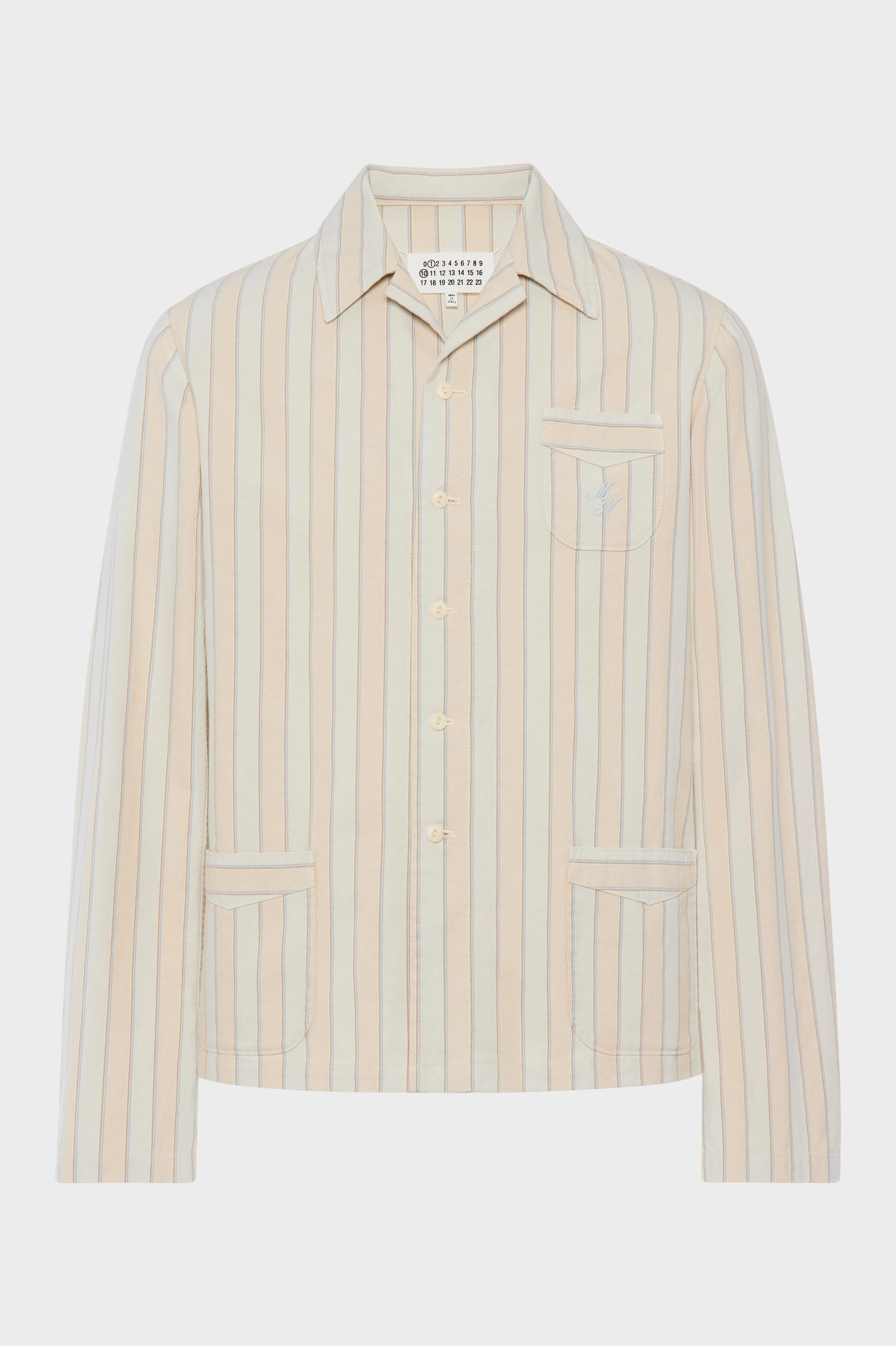 Cotton striped shirt - 1