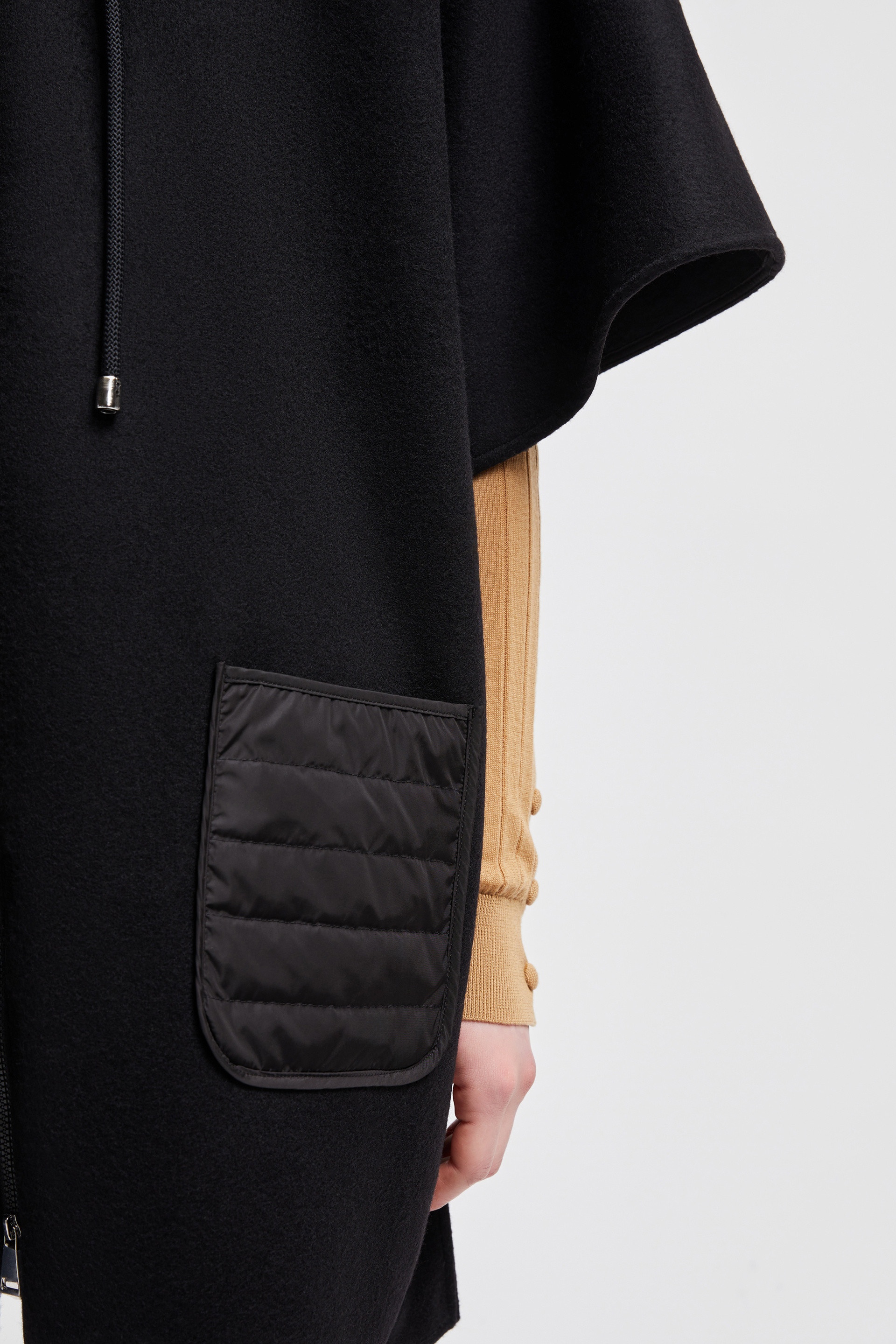 Hooded Down Cape - 6
