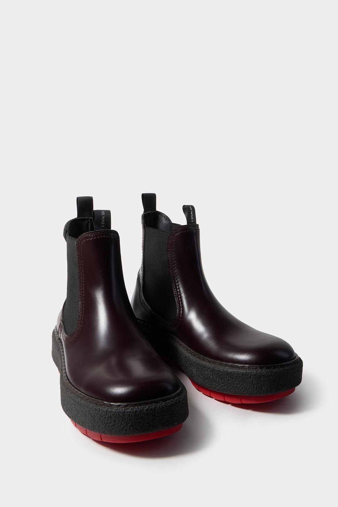 CEMENTO BOOTS / brown & red - 2