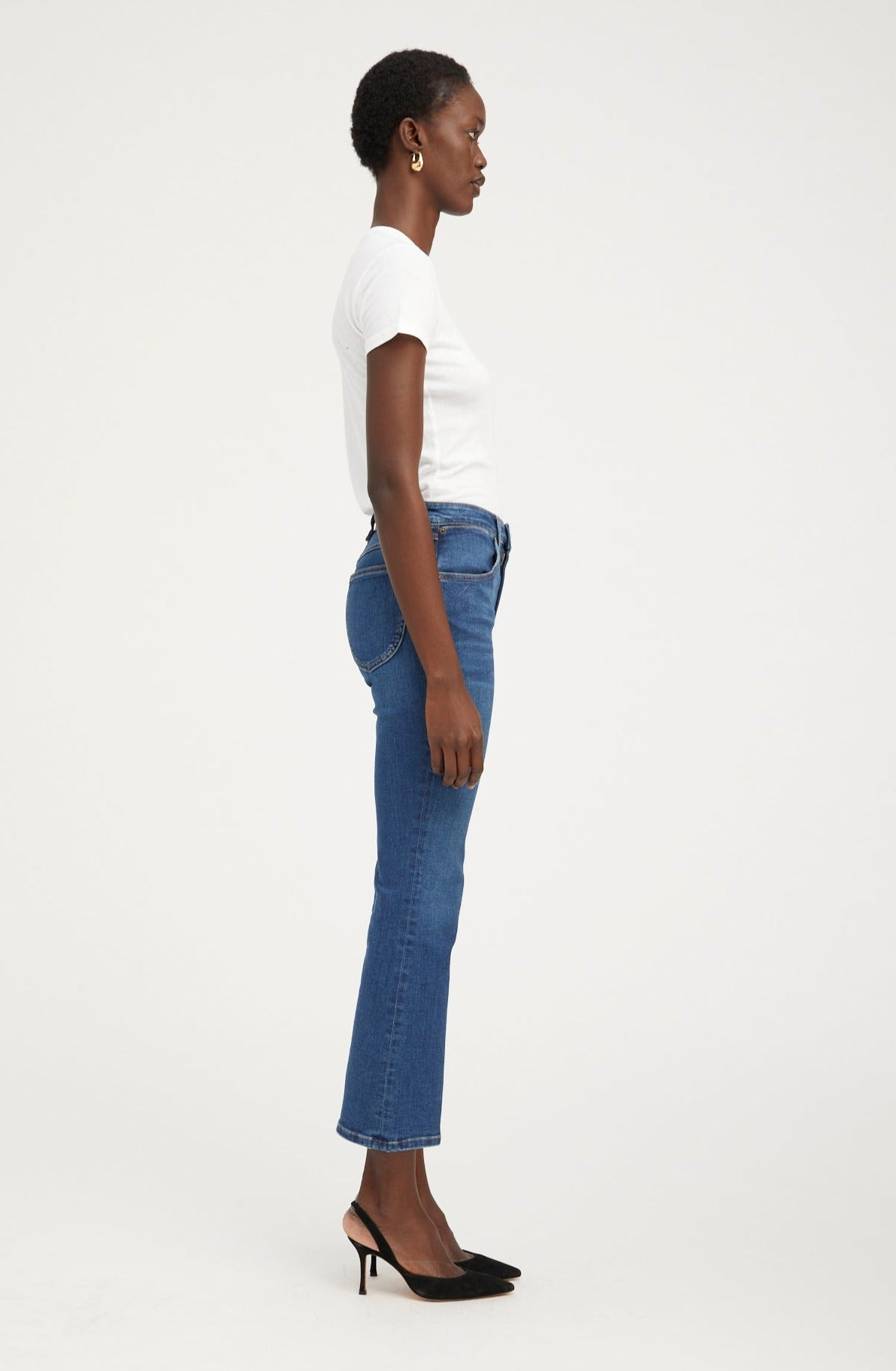 GABRIELLE ANKLE FLARE DENIM - 3
