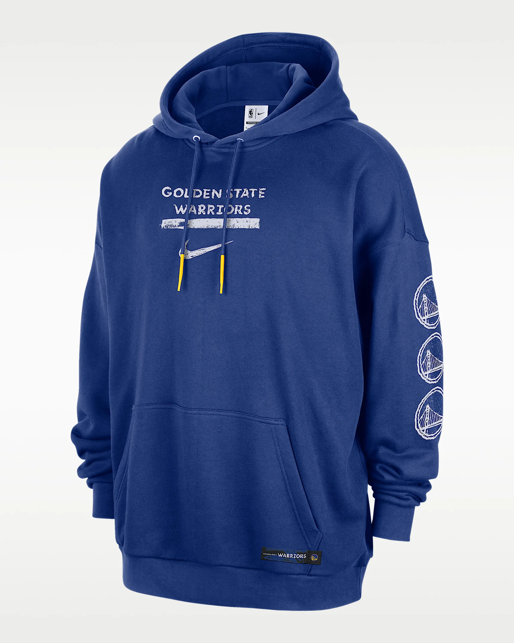 Golden State Warriors Courtside Men's Jordan NBA Club Premium Pullover Hoodie - 1