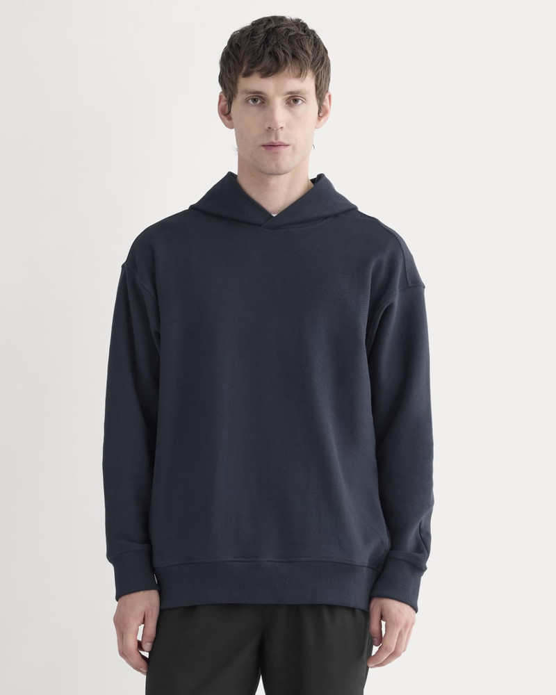 EVERLANE TWILL TERRY JACQUARD HOODIE outlook