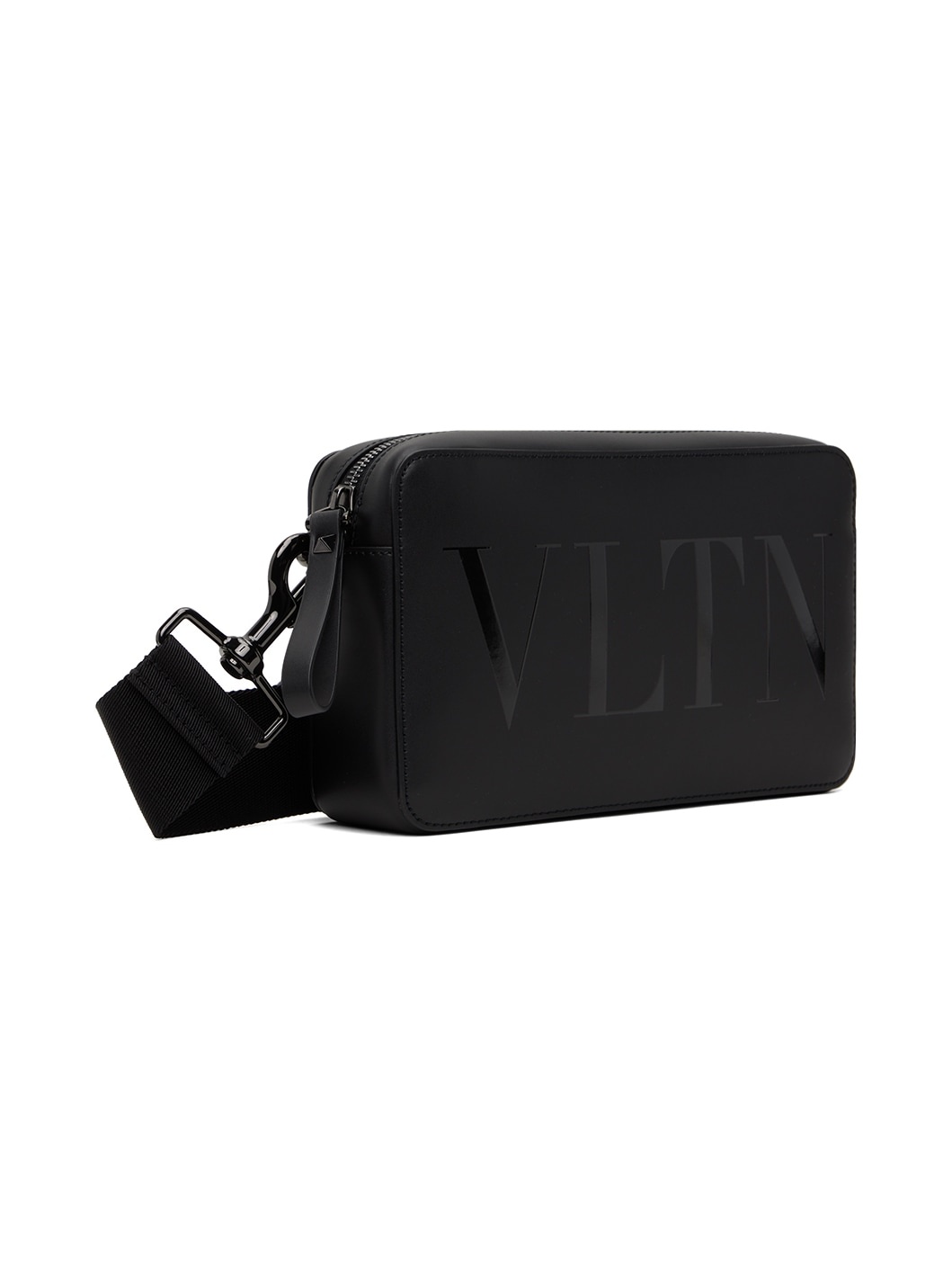関税送料無料【VALENTINO】VLTN black cross-body bag Valentino Garavani Black Small 'VLTN' Crossbody Bag