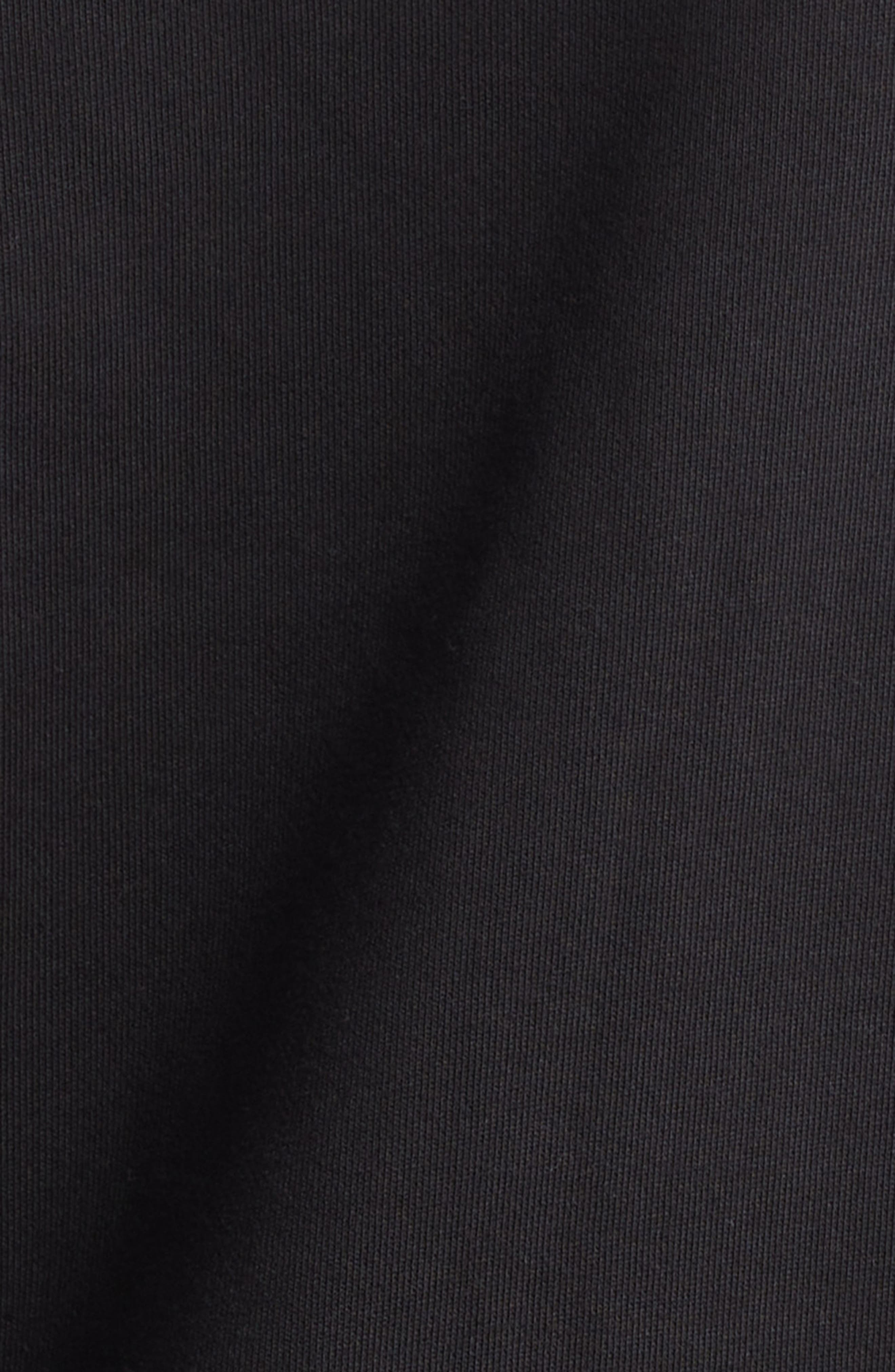 Stone Island Compass Logo Patch Cotton Crewneck Sweatshirt in V0029 Black at Nordstrom - 7