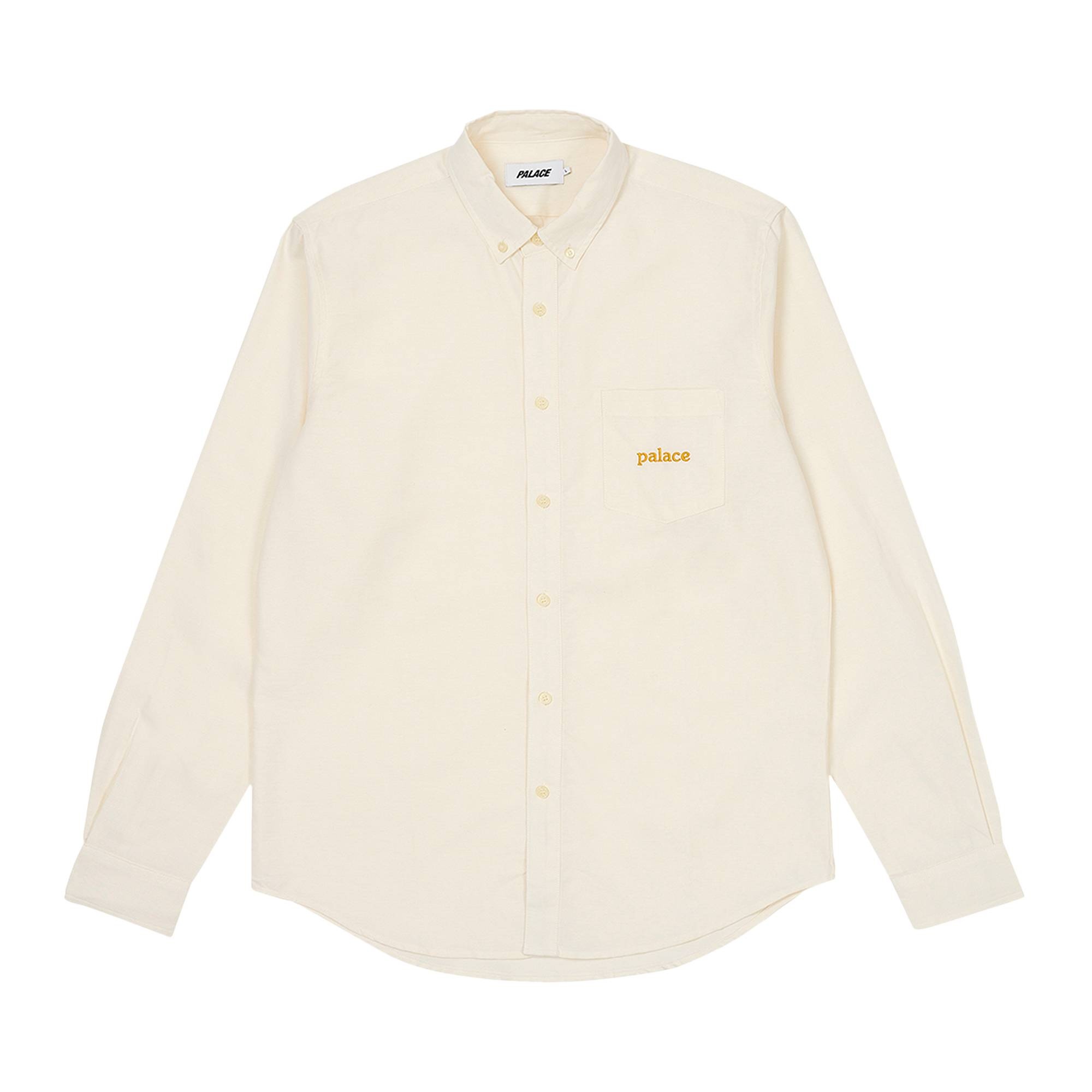 Palace Oxford Shirt 'Soft White' - 1