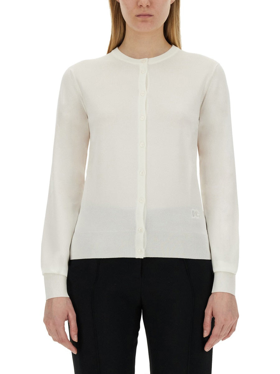Dolce & Gabbana Women Cardigan With Lace Inlays - 1