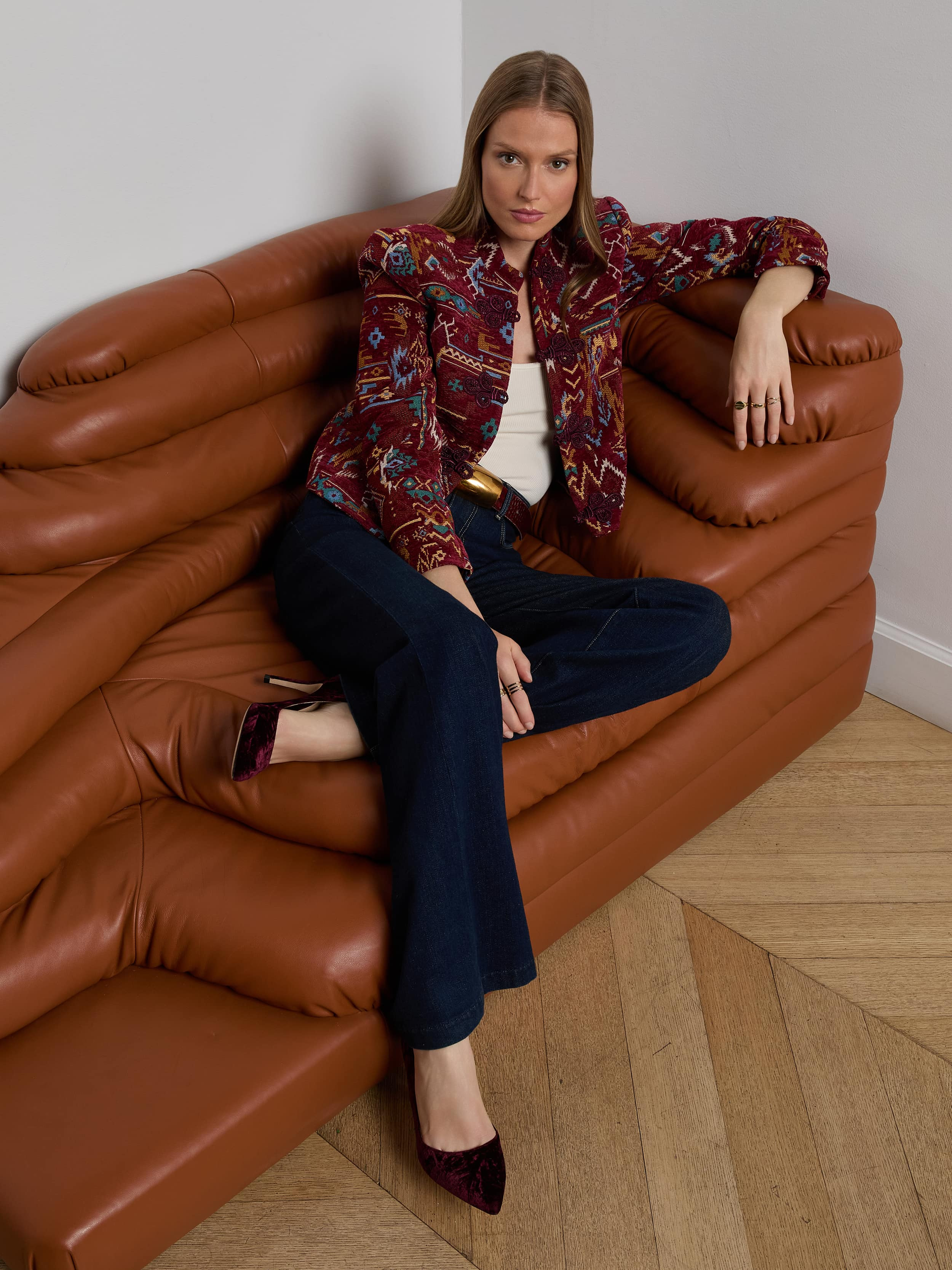 Asha Jacquard Jacket - 7
