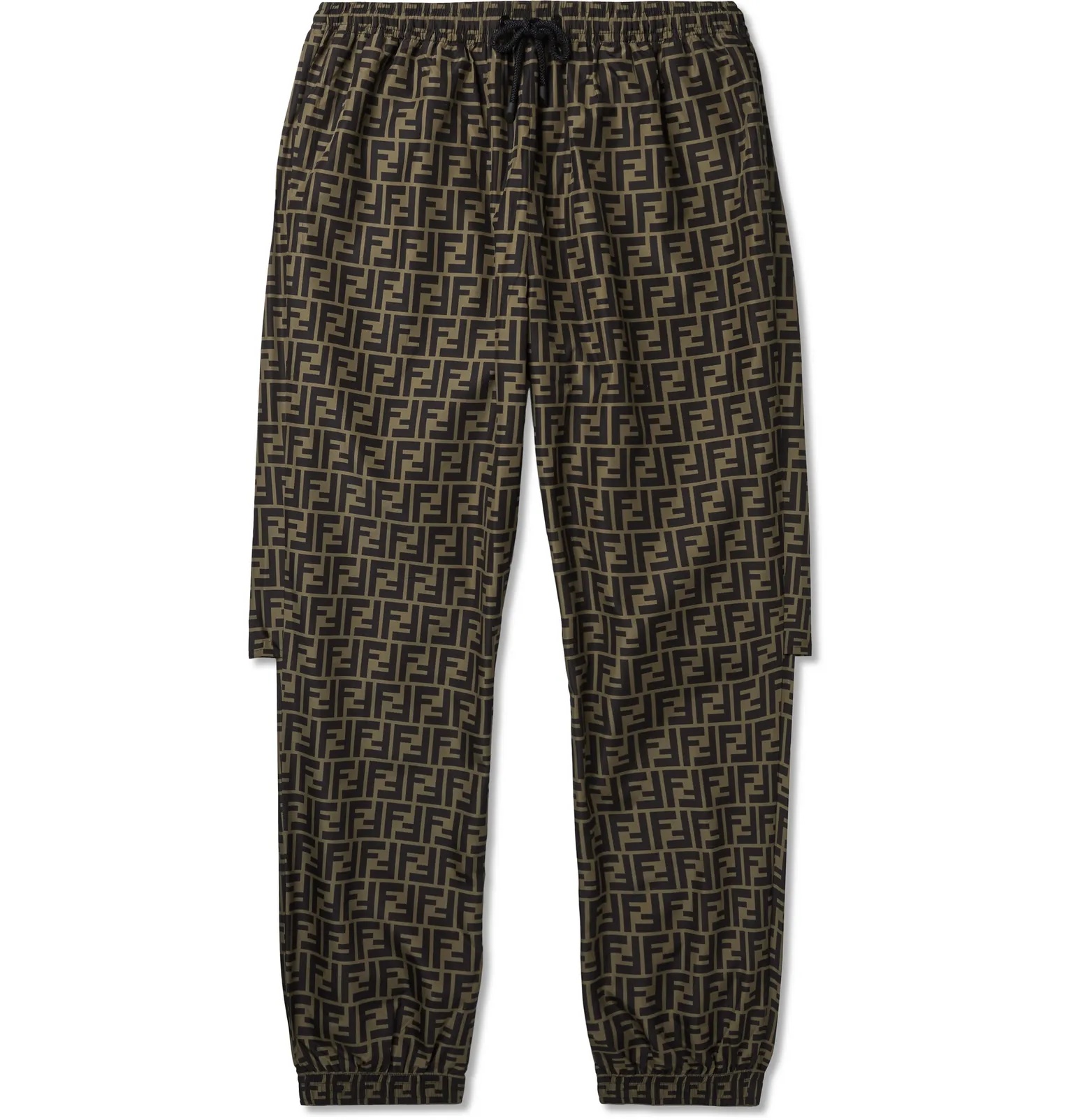 Logo-Print Tapered Shell Sweatpants - 1