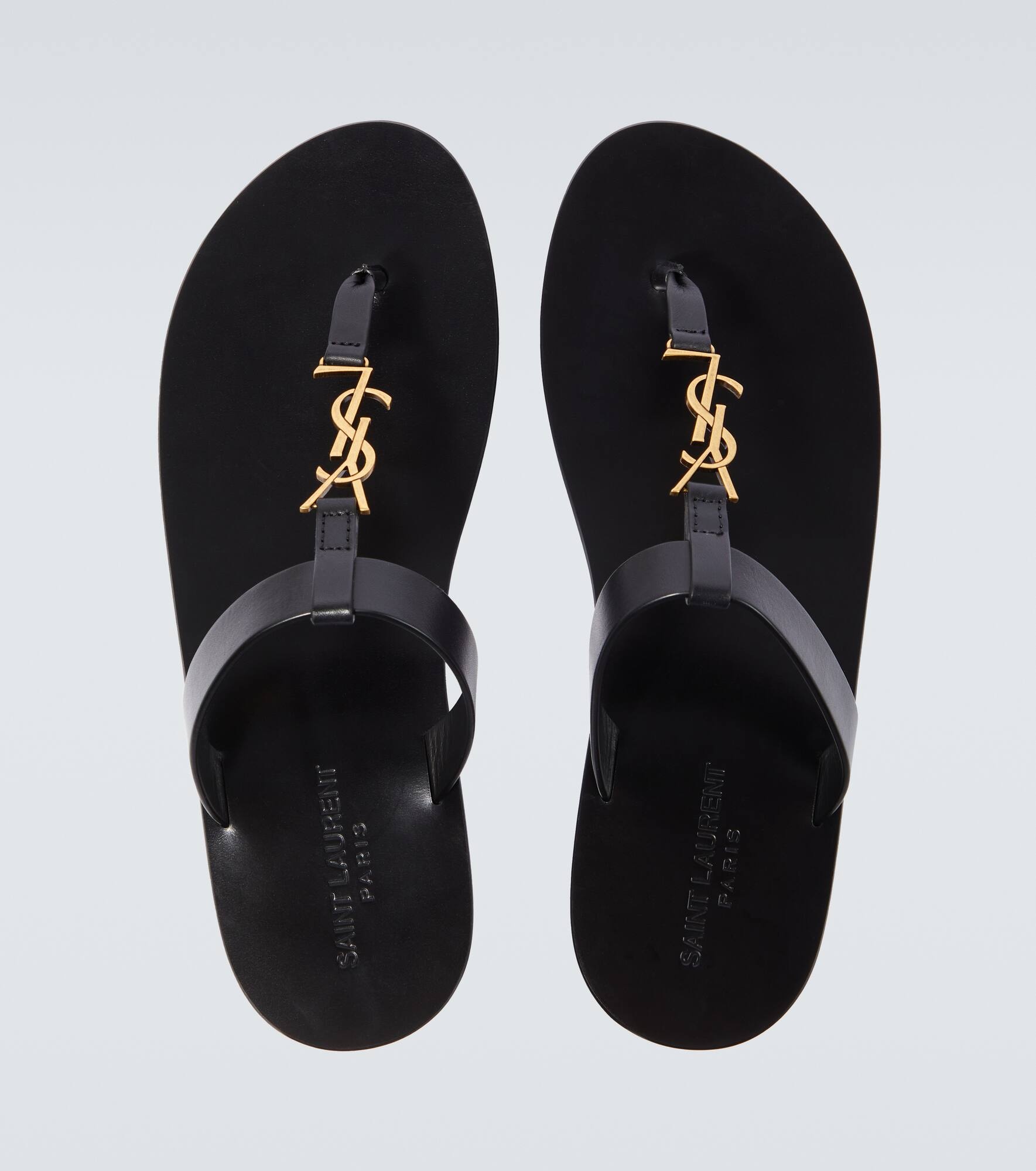 Cassandre leather thong sandals - 3