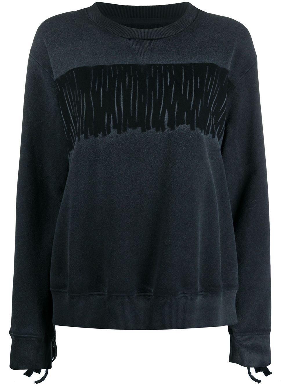 fringed sweatshirt - 1