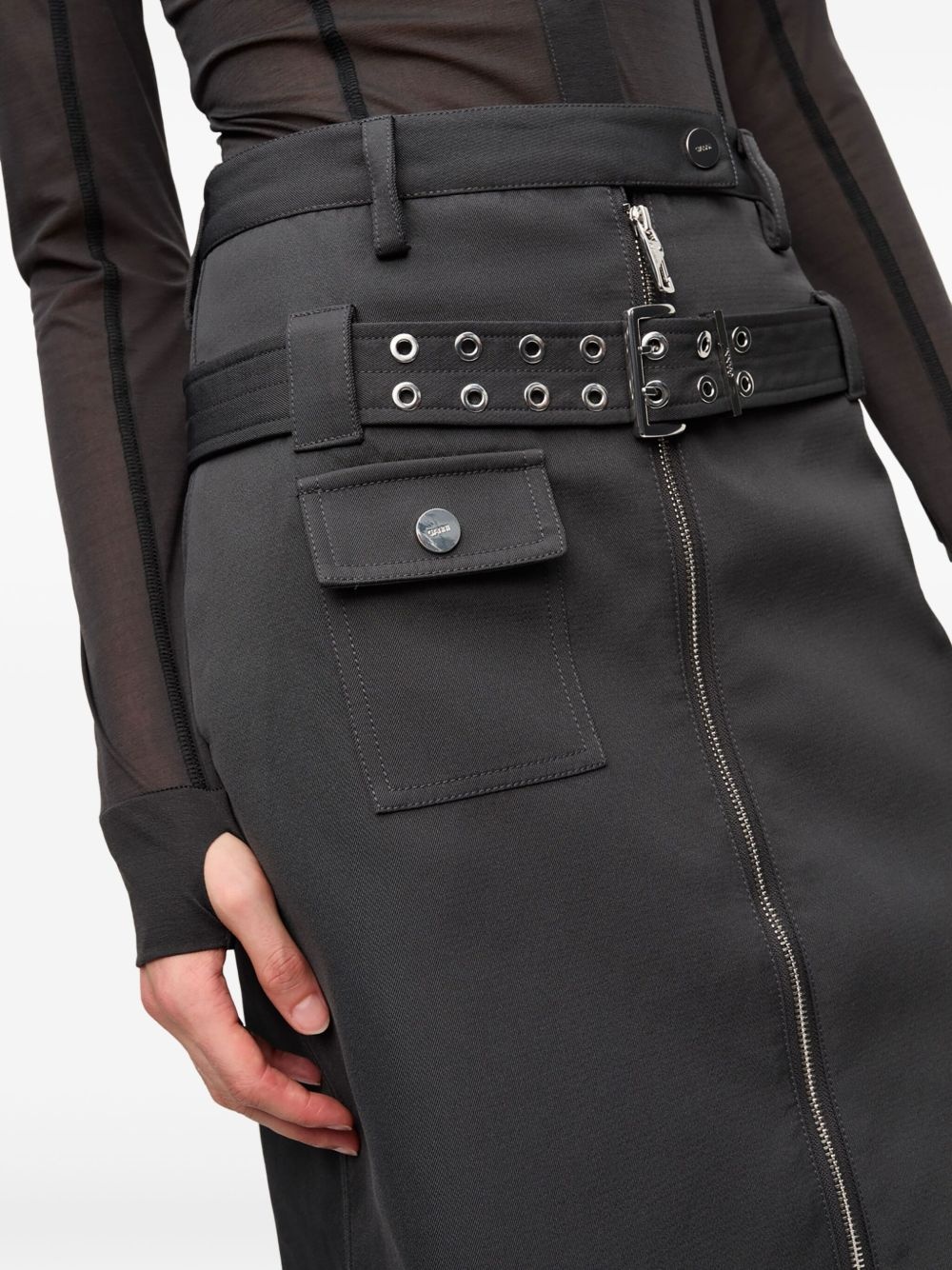 belted skirt - 5