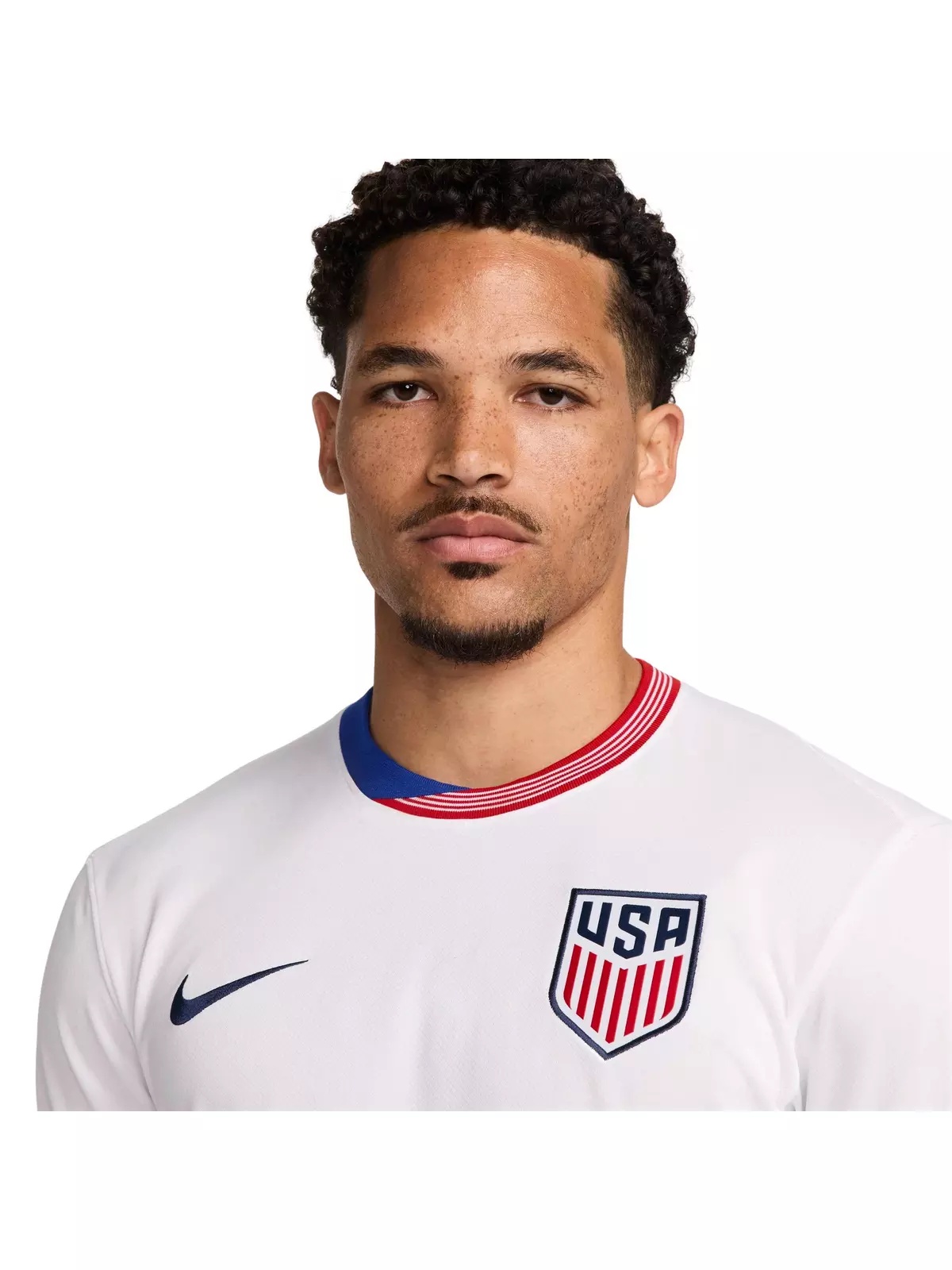Men's USMNT 2024 Stadium Home Dri-FIT Soccer Replica Jersey -White - 3